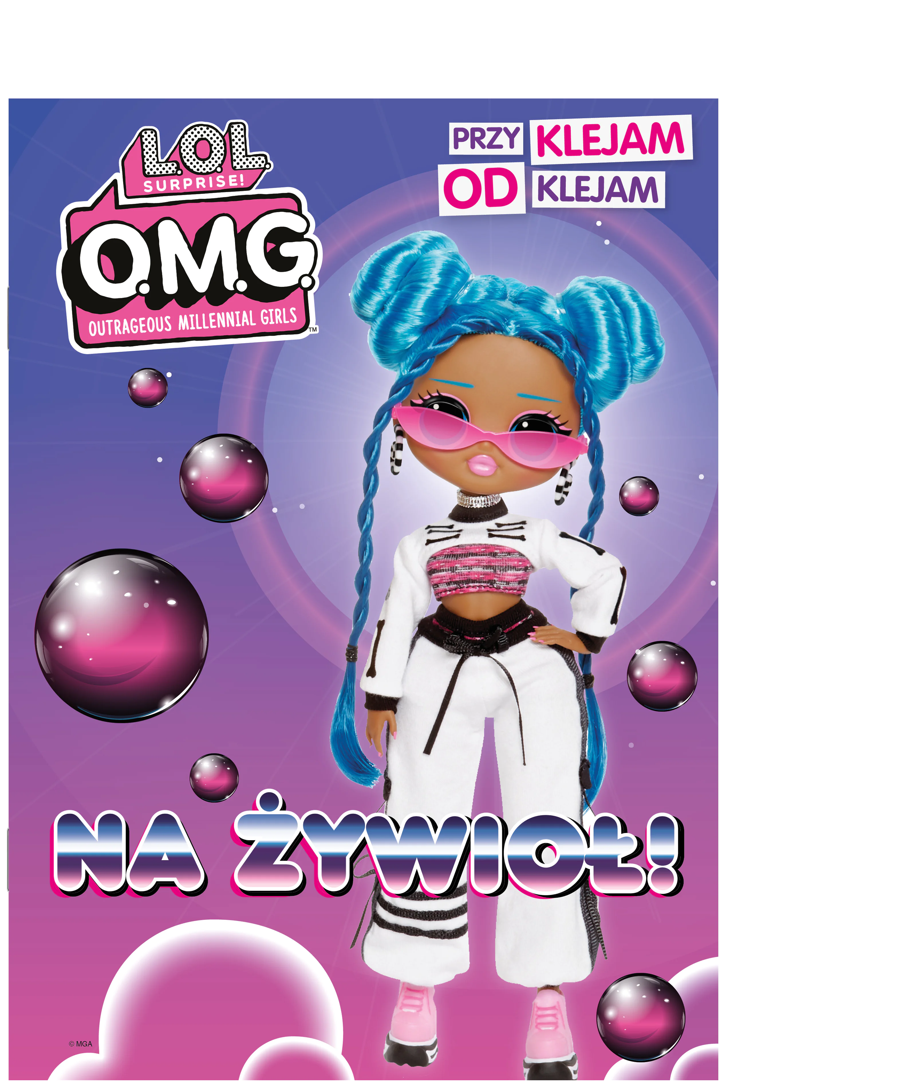 Książka - LOL Surprise Przyklejam Odklejam