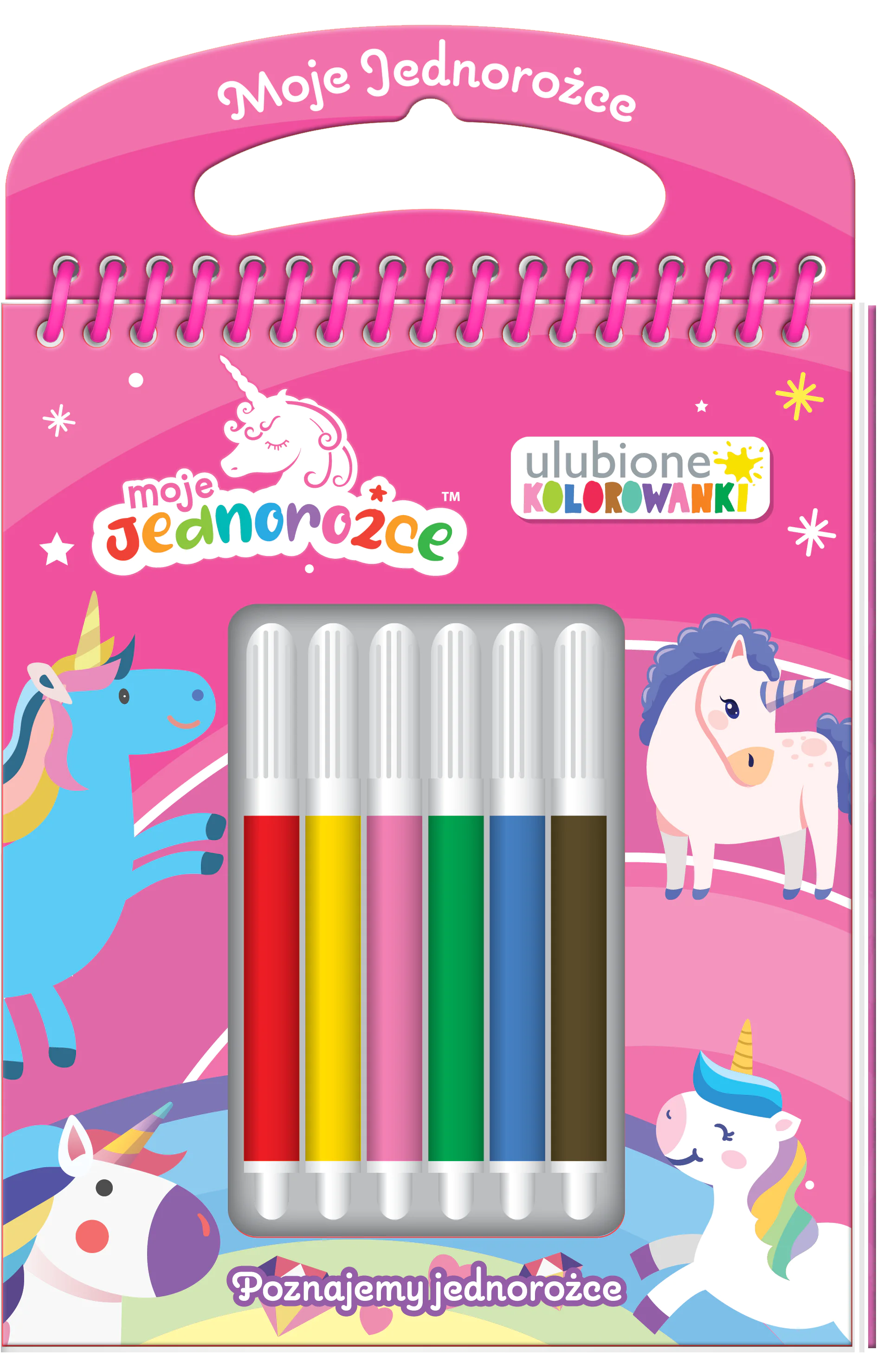 Książka - Moje Jednorożce Ulubione Kolowanki