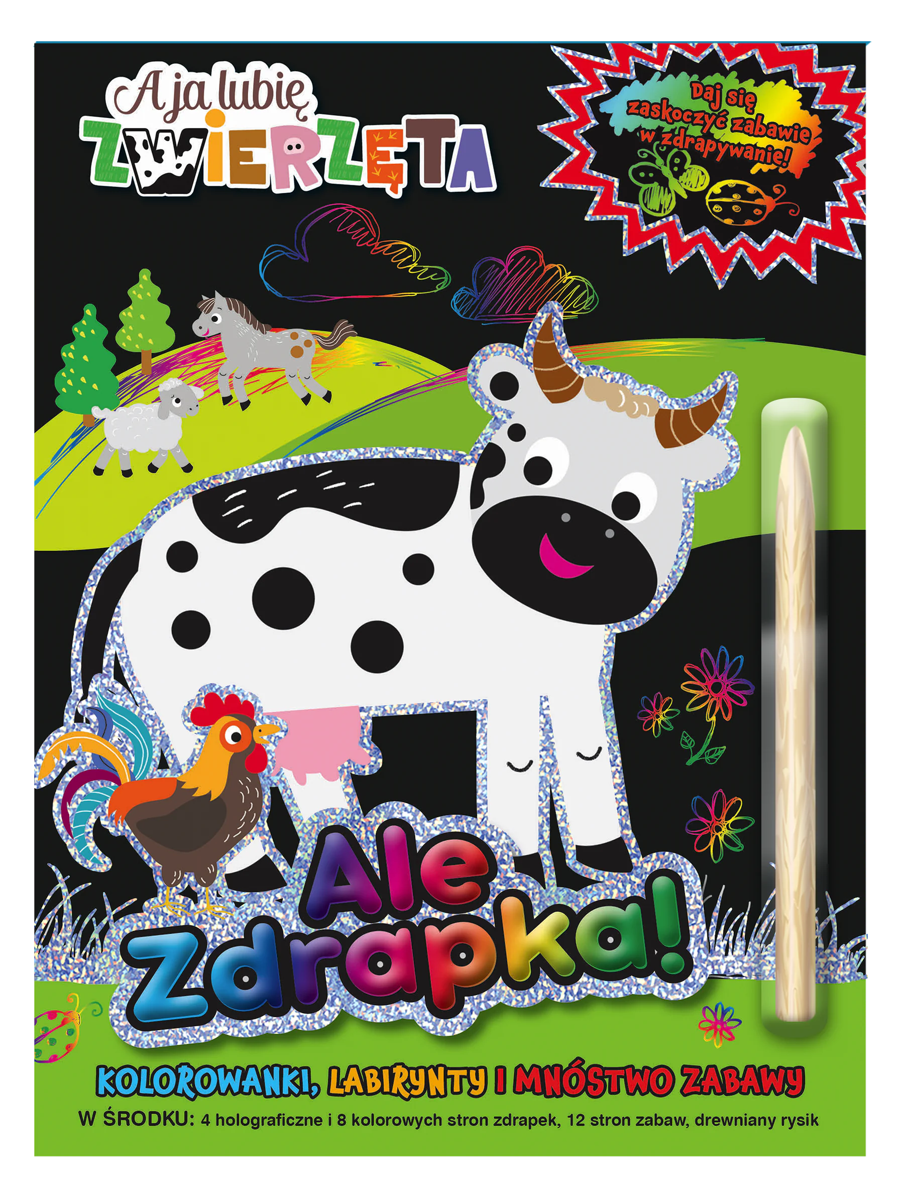 Książka - A ja lubię zwierzęta. Ale zdrapka