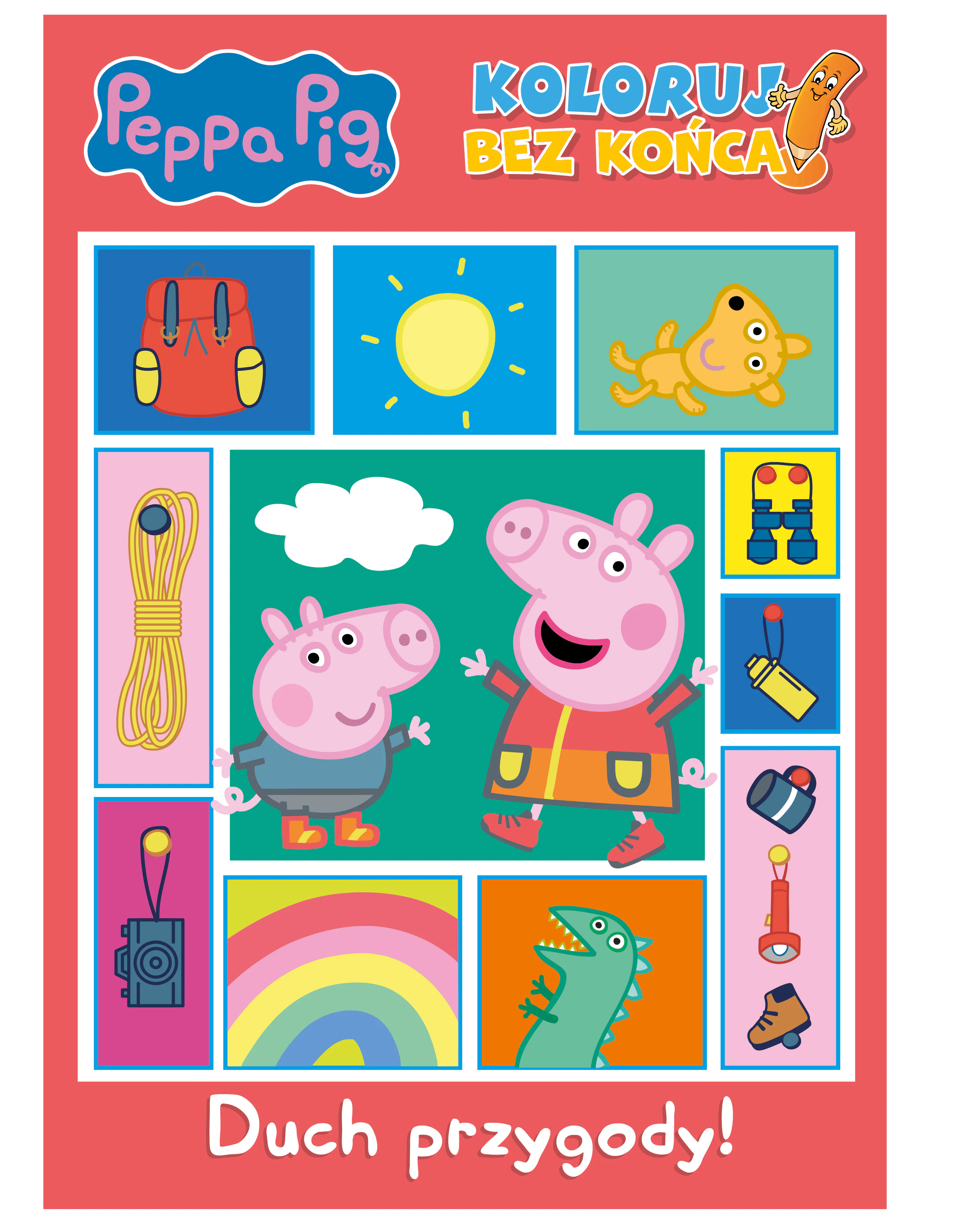 Książka - Peppa Pig Świnka Peppa Koloruj bez Końca
