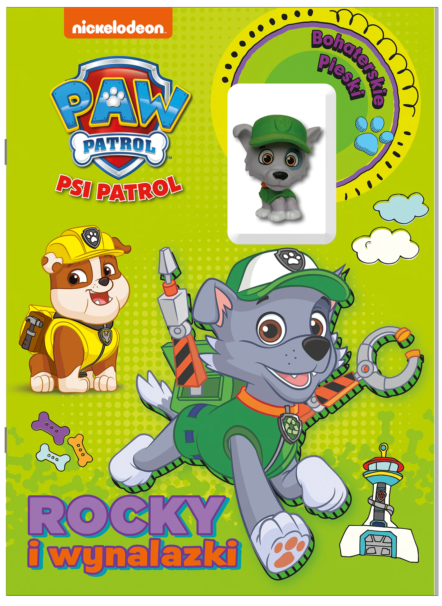 Książka - Rocky i wynalazki. Psi Patrol. Bohaterskie pieski. Część 4