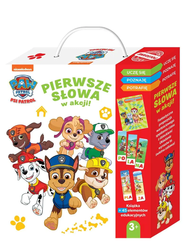 Książka - Psi Patrol. Pierwsze słowa w akcji!
