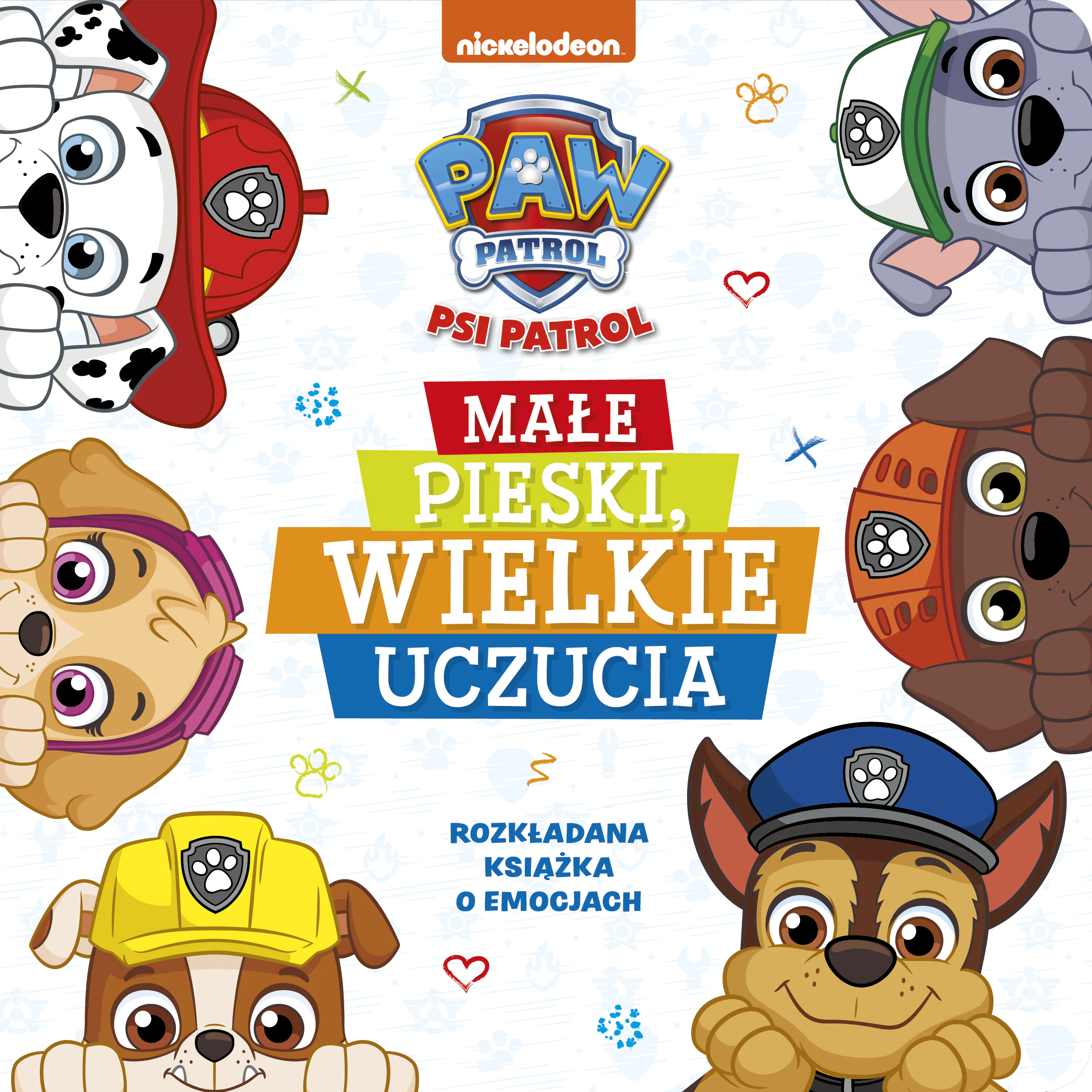 Książka - Psi Patrol Małe pieski. Wwielkie uczucia. Część 1