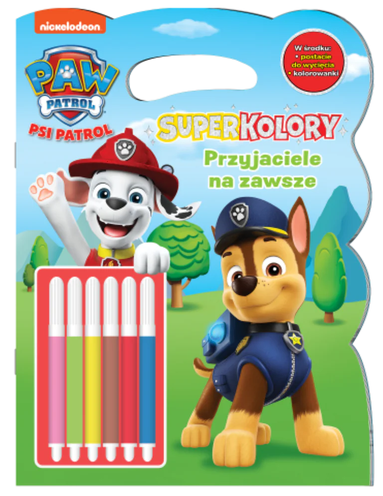 Książka - Przyjaciele na zawsze. Psi Patrol. Superkolory