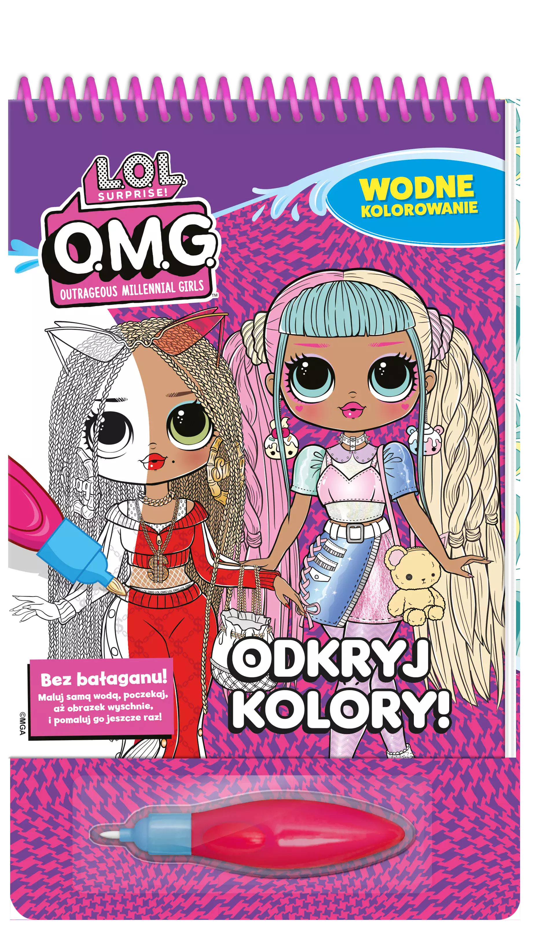 Książka - L.O.L. Surprise! Wodne kolorowanie część 5. Odkryj Kolory!