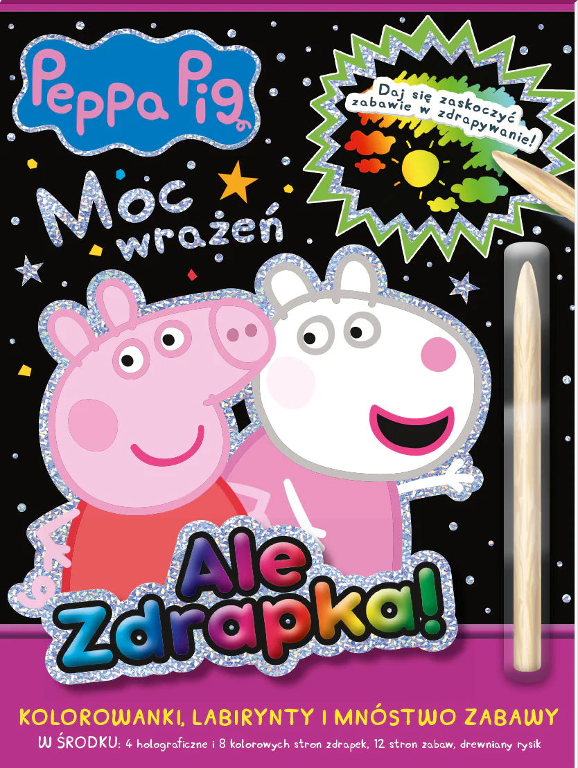 Książka - Peppa Pig Ale Zdrapka!