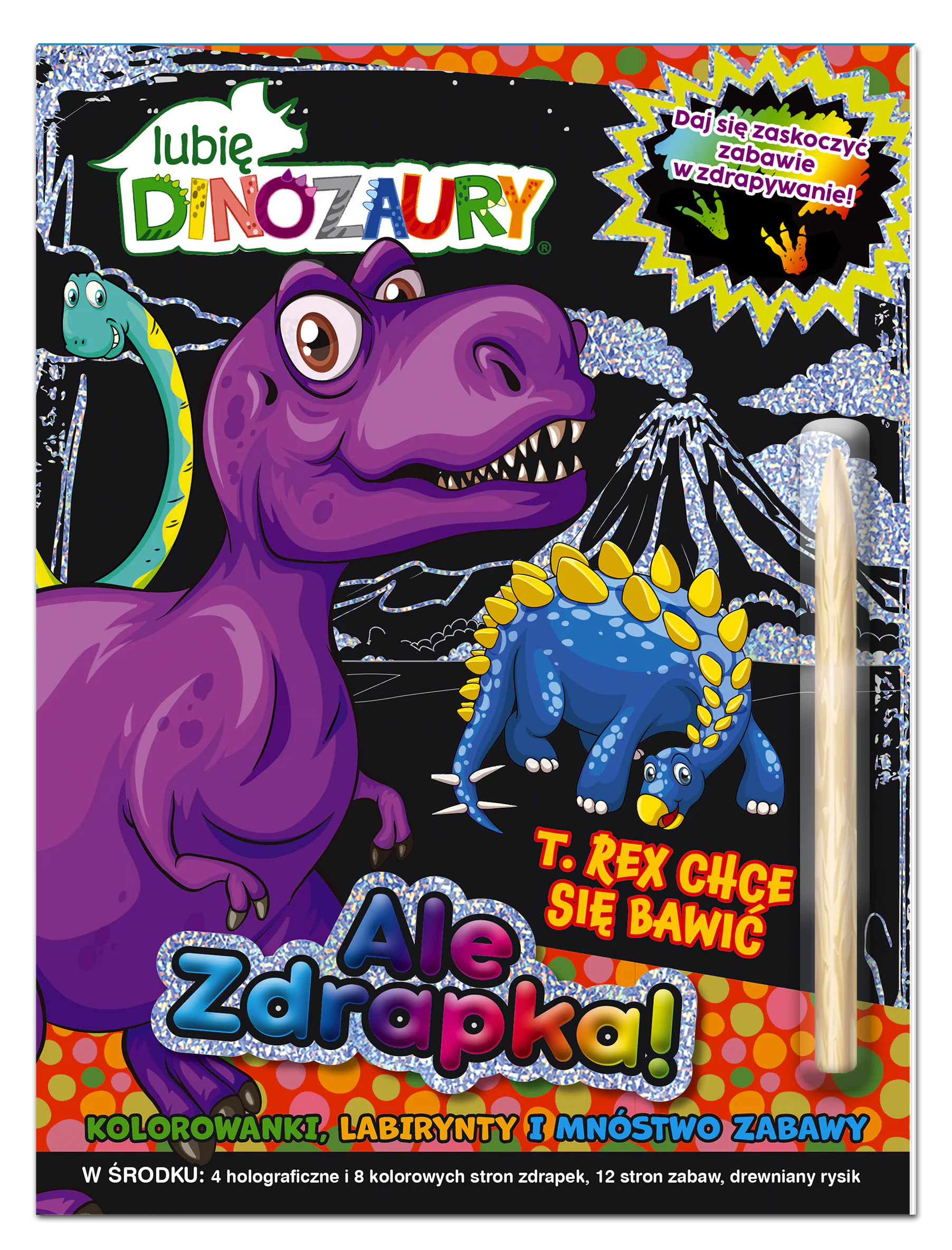 Książka - Lubię Dinozaury Ale Zdrapka!
