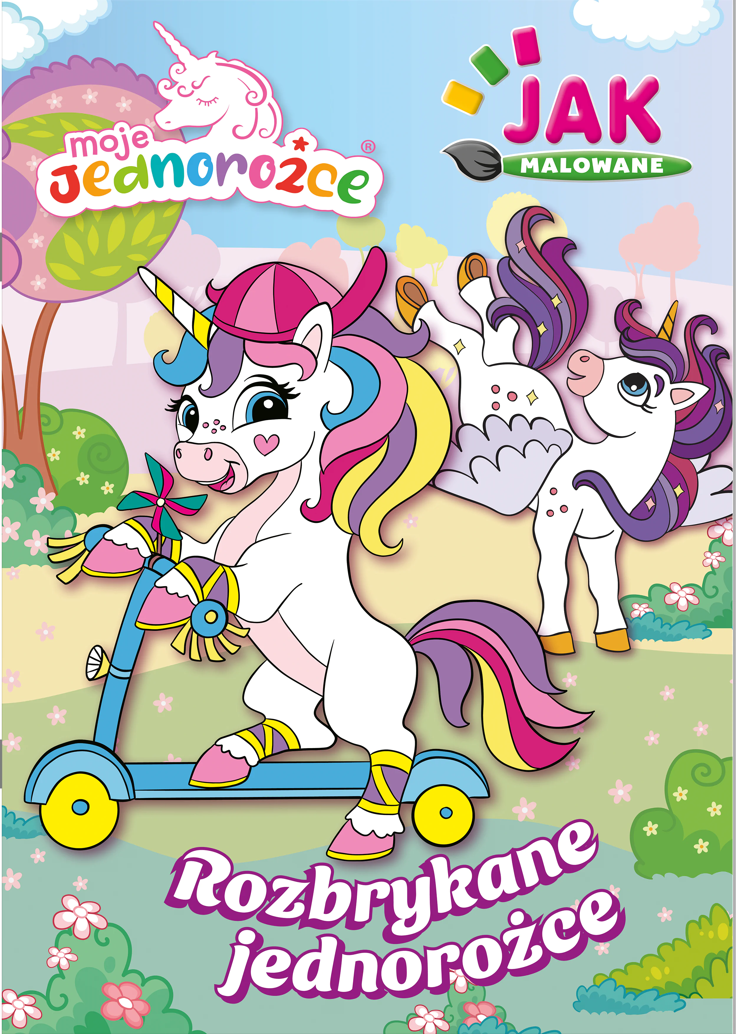 Książka - Moje Jednorożce Jak Malowane