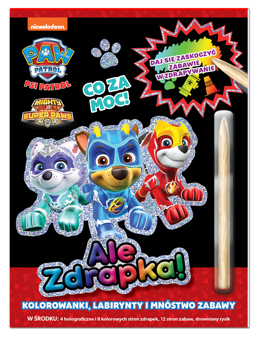 Książka - Psi Patrol Ale Zdrapka!