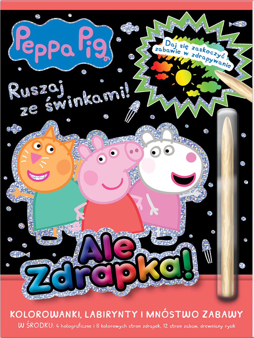 Książka - Peppa Pig Ale Zdrapka!