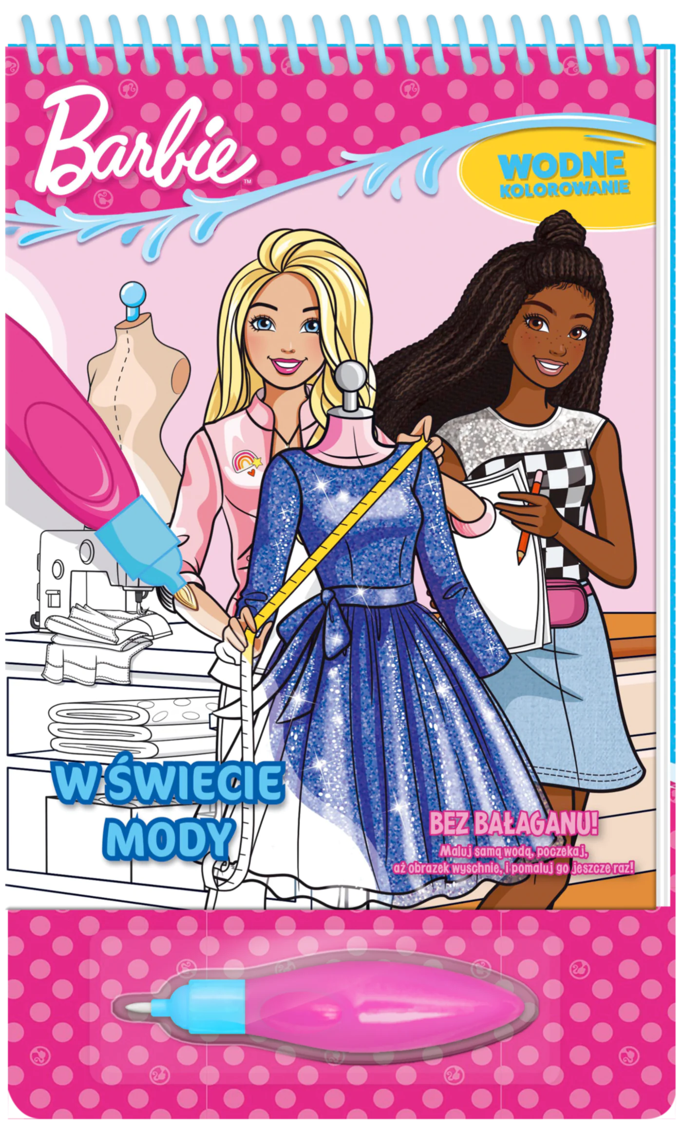 Książka - Barbie Wodne Kolorowanie