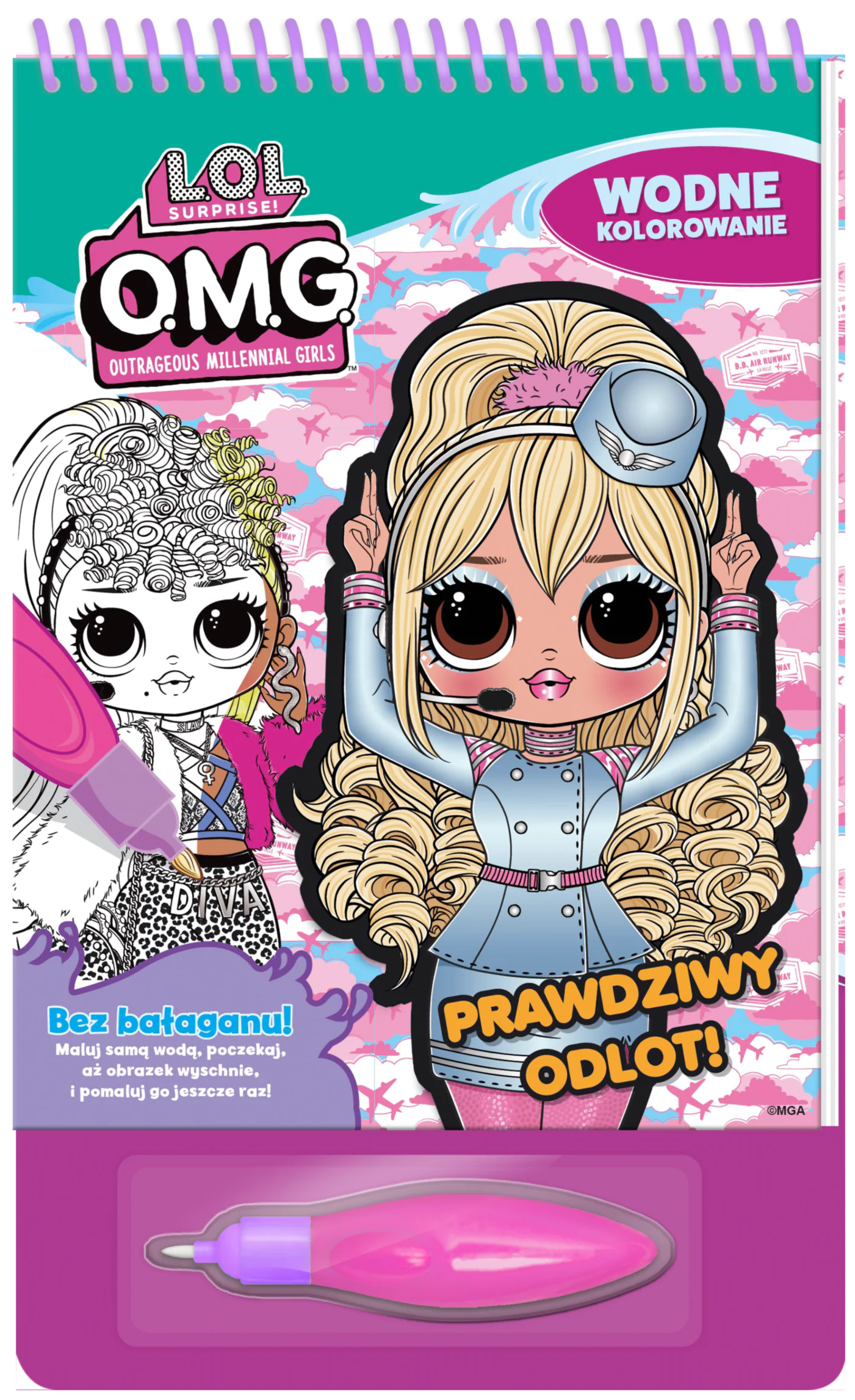 Książka - LOL Surprise Wodne Kolorowanie