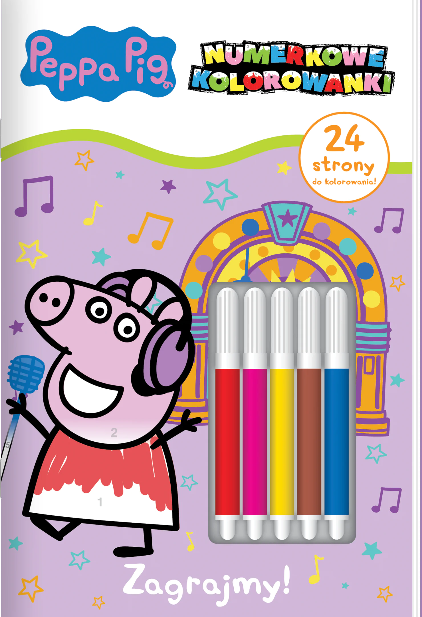 Książka - Peppa Pig Numerkowe Kolorowanki