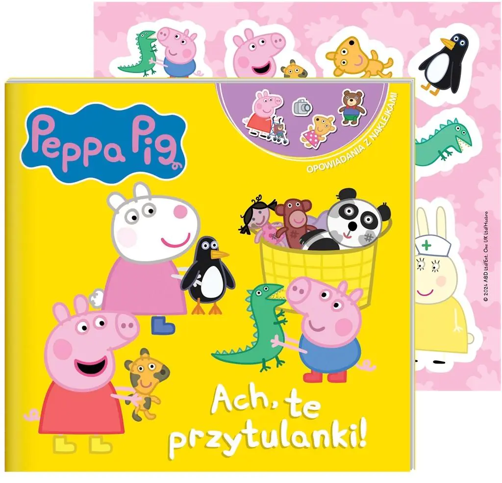 Książka - Peppa Pig Opowiadania z Naklejkami