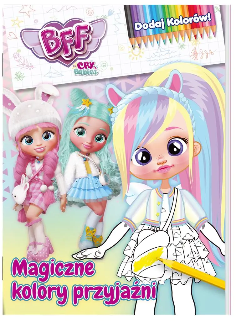 Książka - Cry Babies Best Friends Forever Dodaj Kolorów