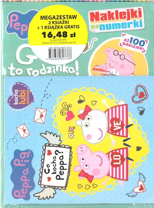 Książka - Zestaw 3 książeczek: Świnka Peppa