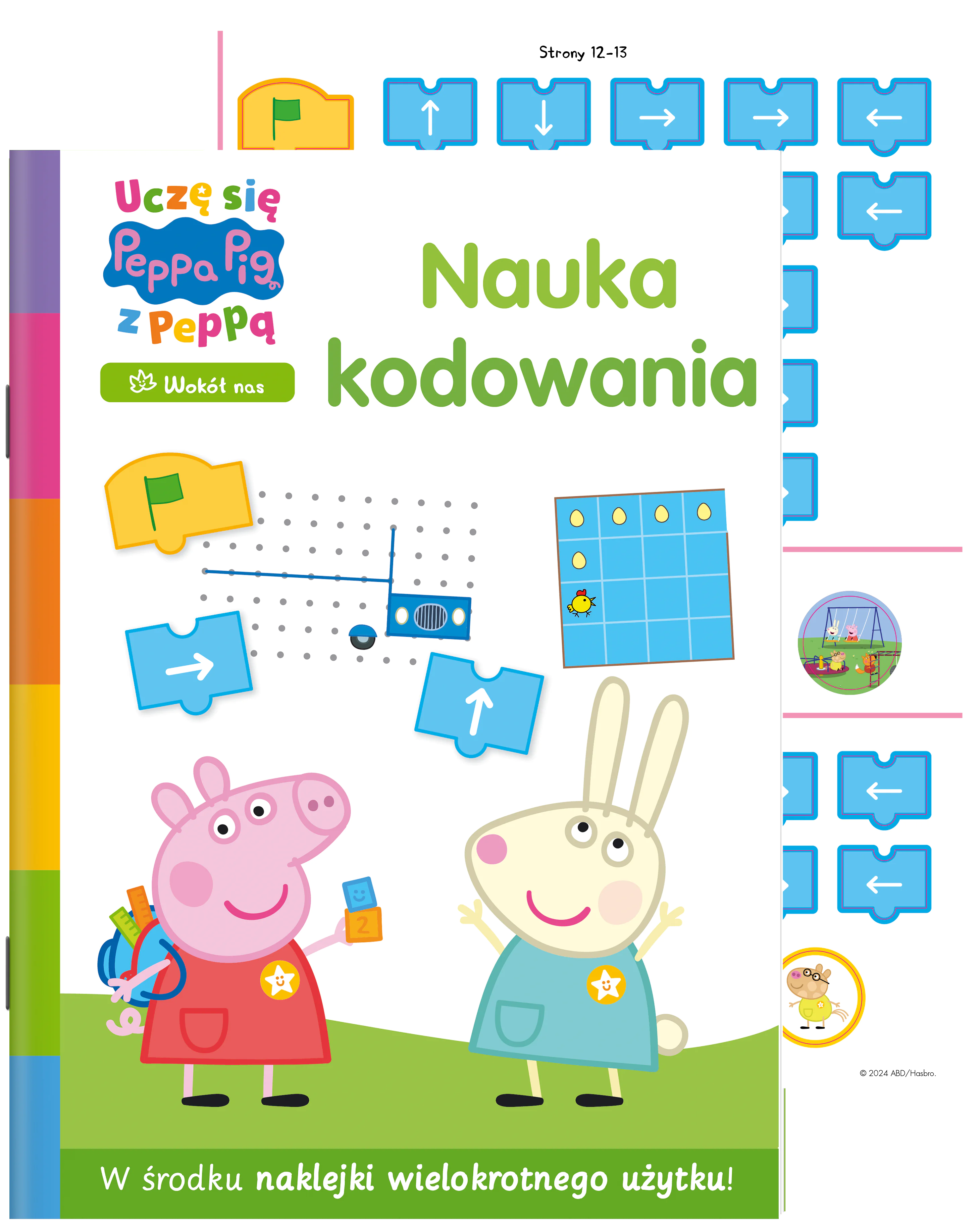Książka - Peppa Pig Uczę się z Peppą Nauka Kodowania