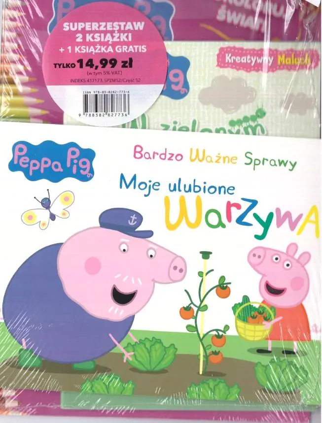 Książka - Zestaw 3 książeczek: Świnka Peppa