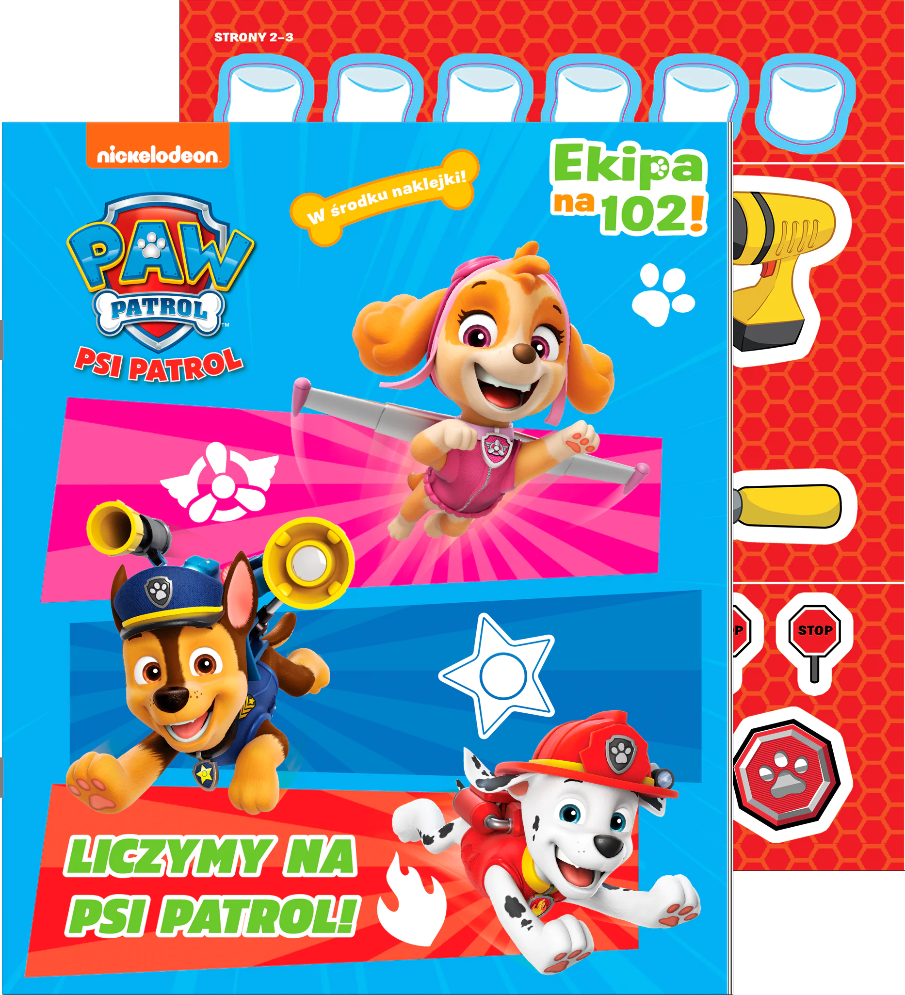 Książka - Psi Patrol Ekipa na 102!