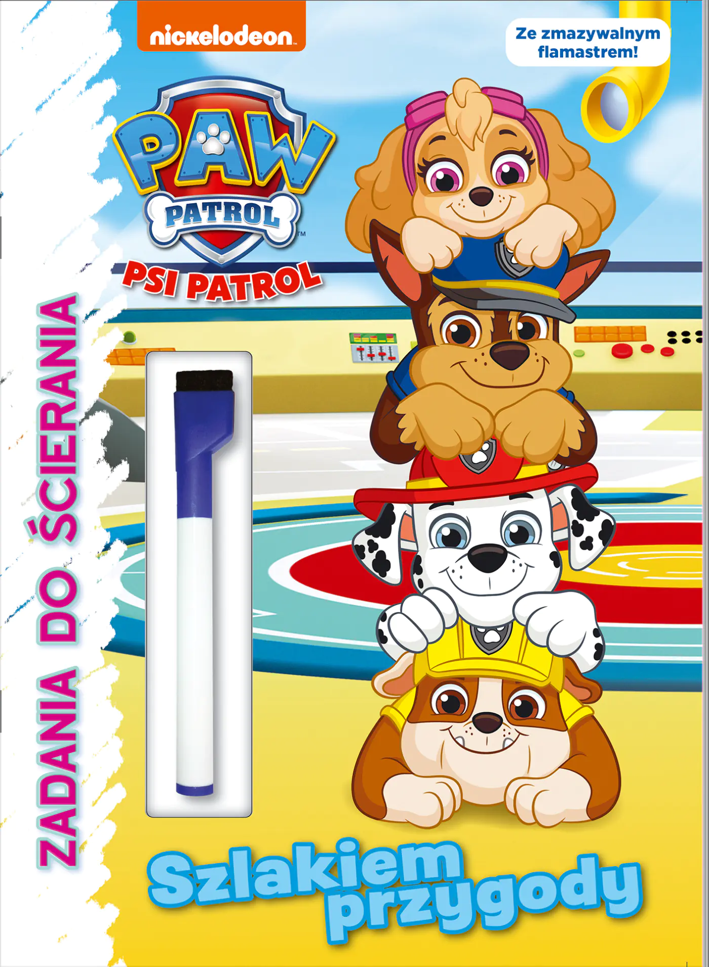 Książka - Psi Patrol Zadania do Ścierania