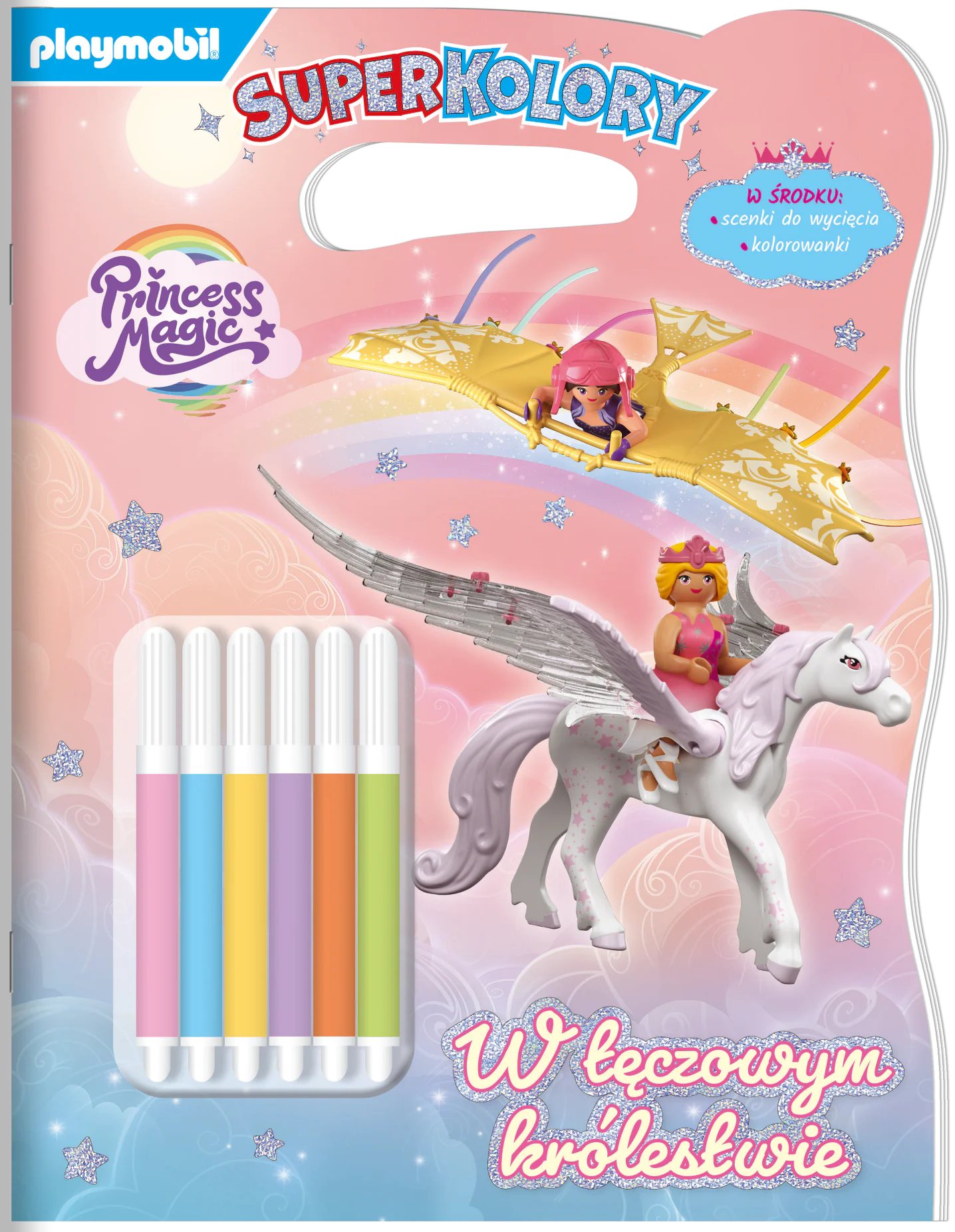Książka - Playmobil Princess Magic. Superkolory. W tęczowym królestwie