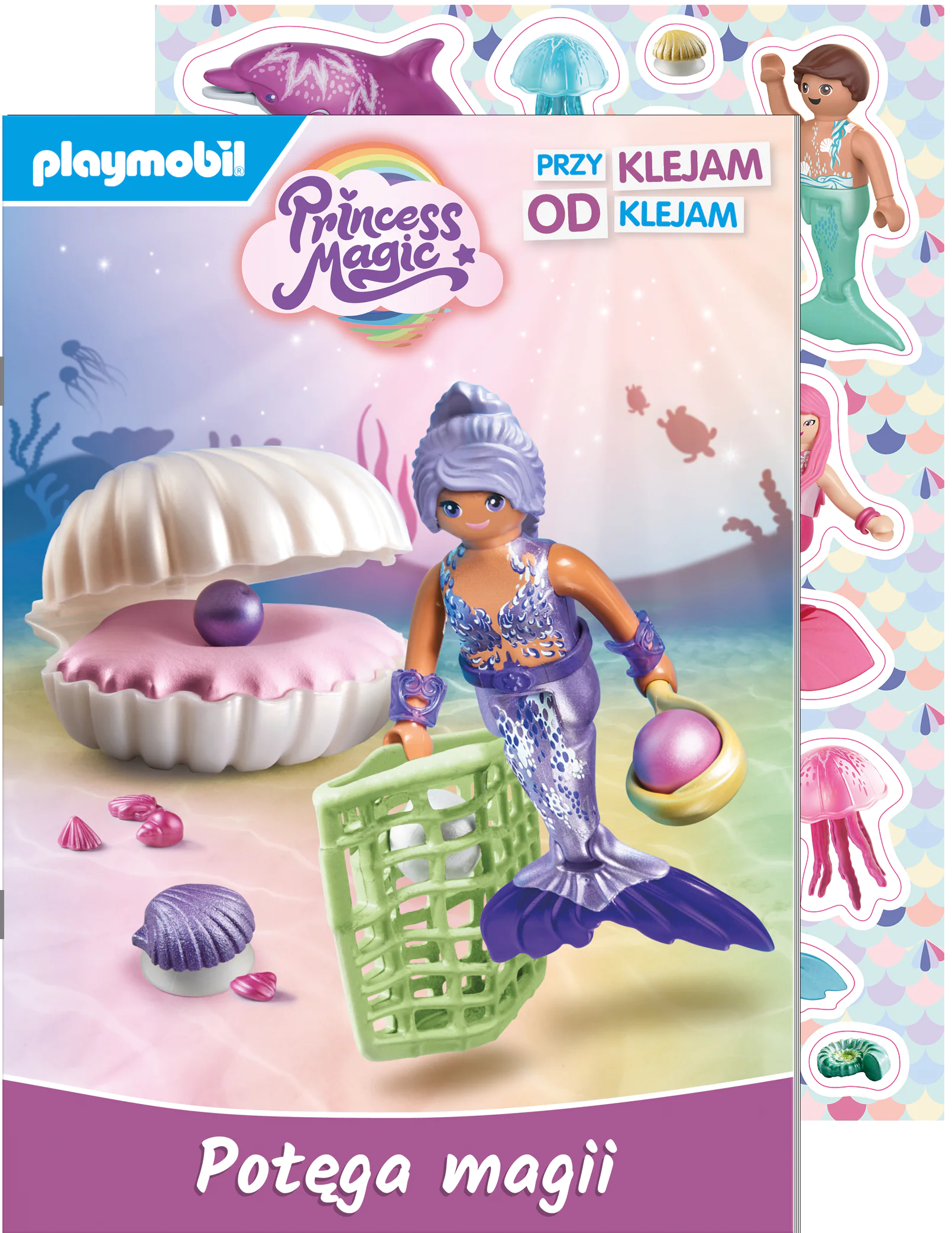 Książka - Playmobil Princess Magic. Przyklejam Odklejam