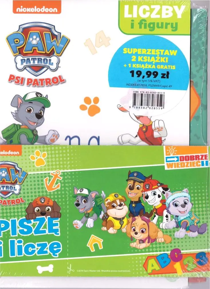 Książka - Psi Patrol zestaw książeczek