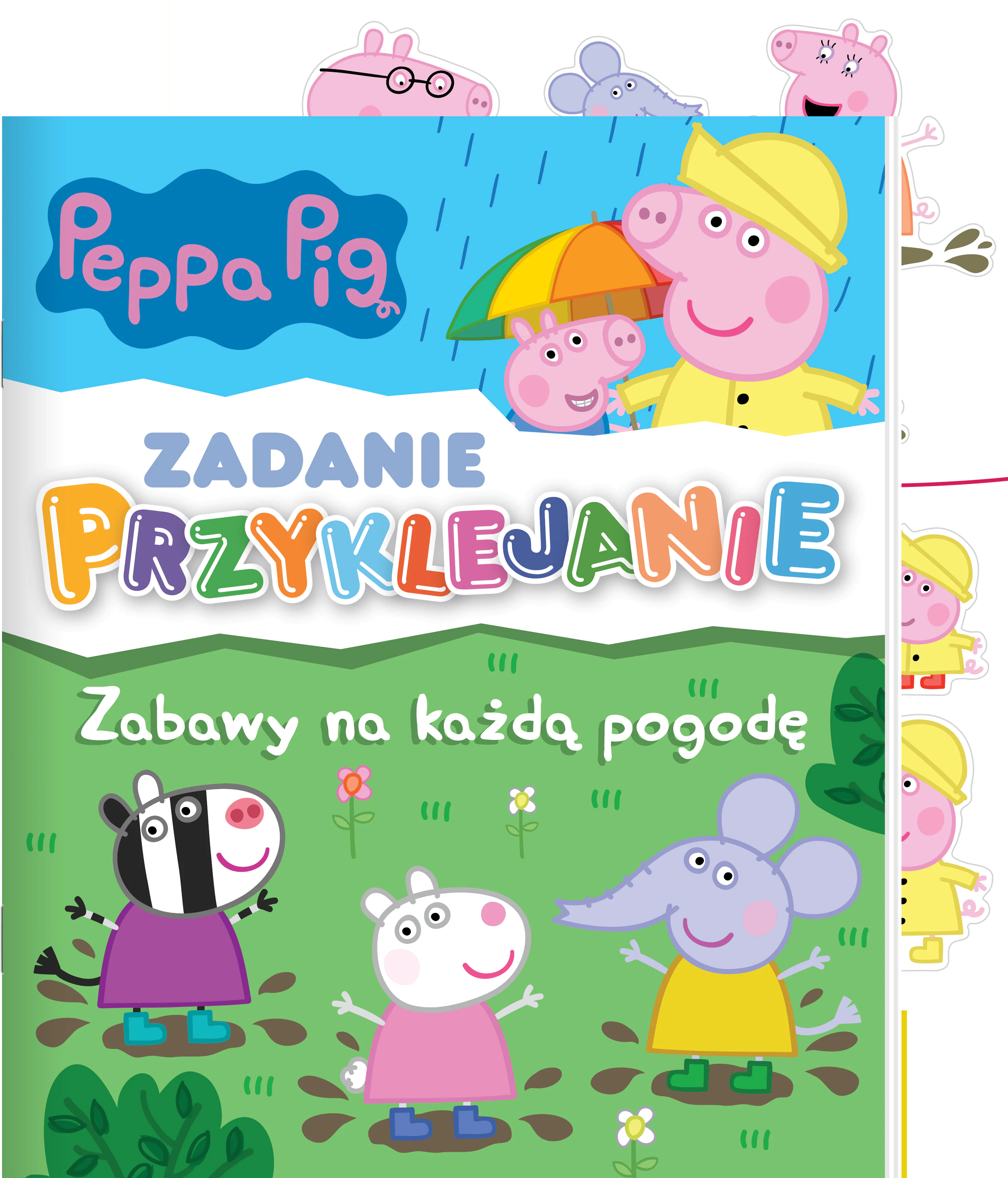 Książka - Peppa Pig Zadanie Przyklejanie