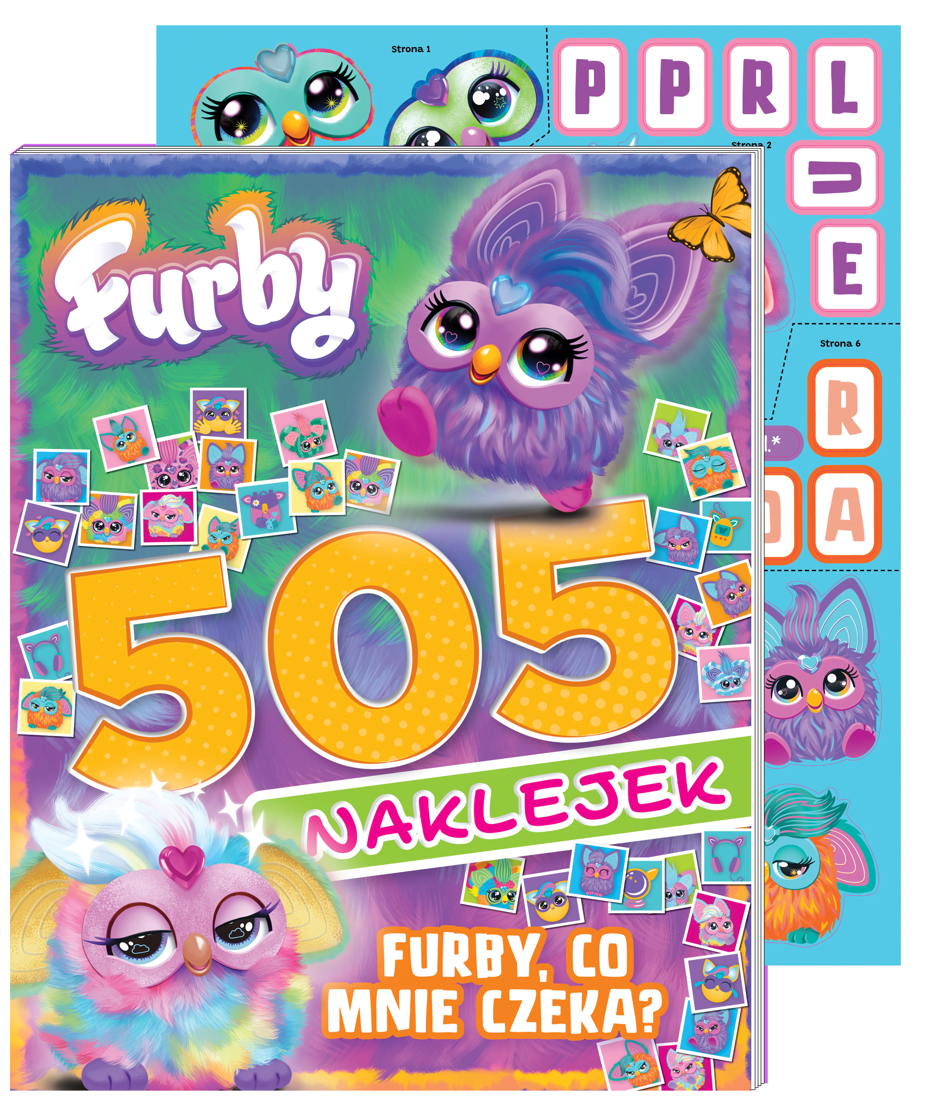 Książka - Furby 505 naklejek część 1. Furby, co mnie czeka?