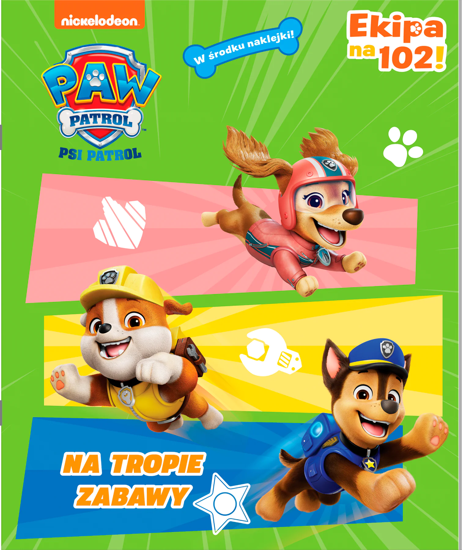 Książka - Psi Patrol. Ekipa na 102!