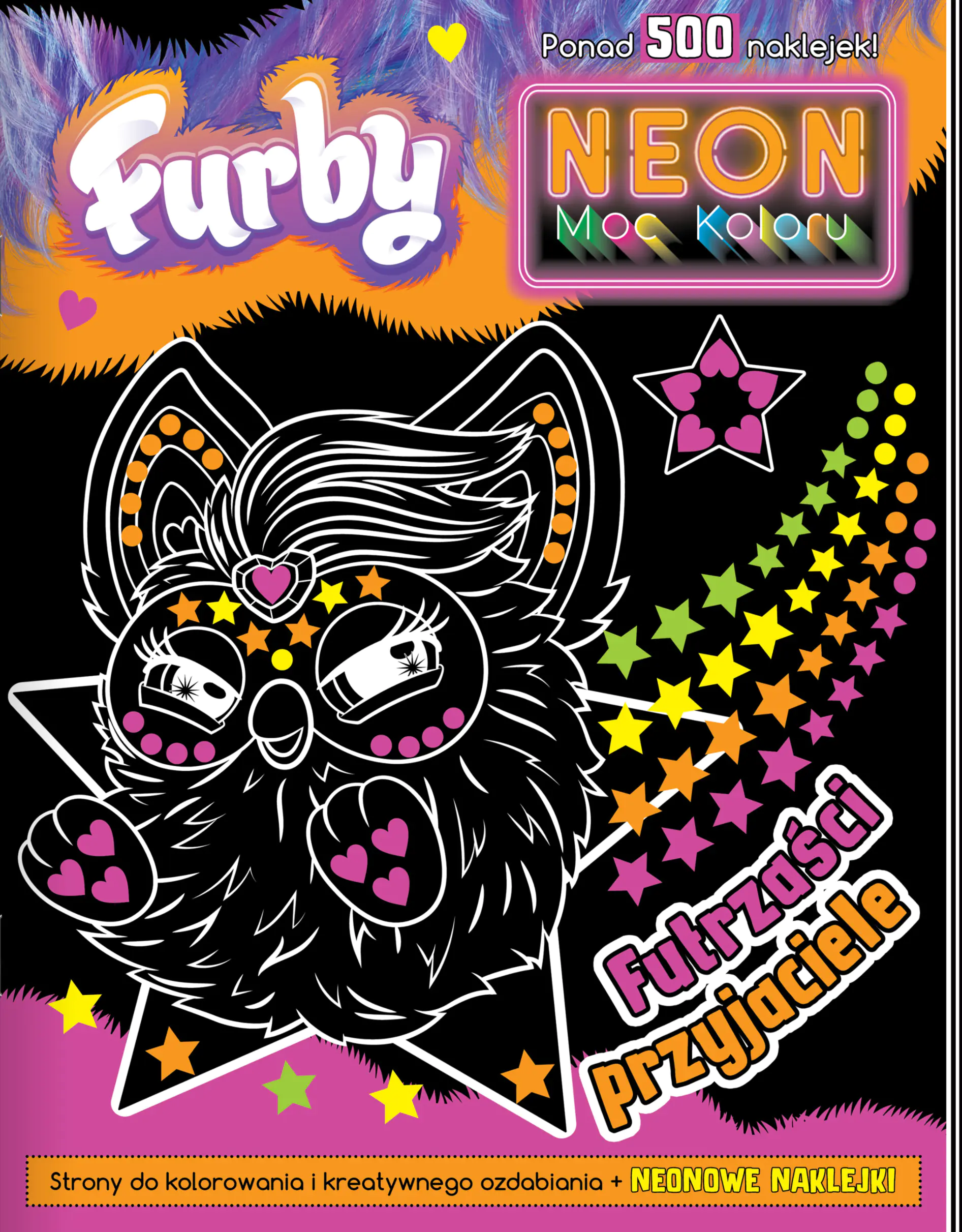 Książka - Furby. Neon. Moc koloru. Futrzaści przyjaciele