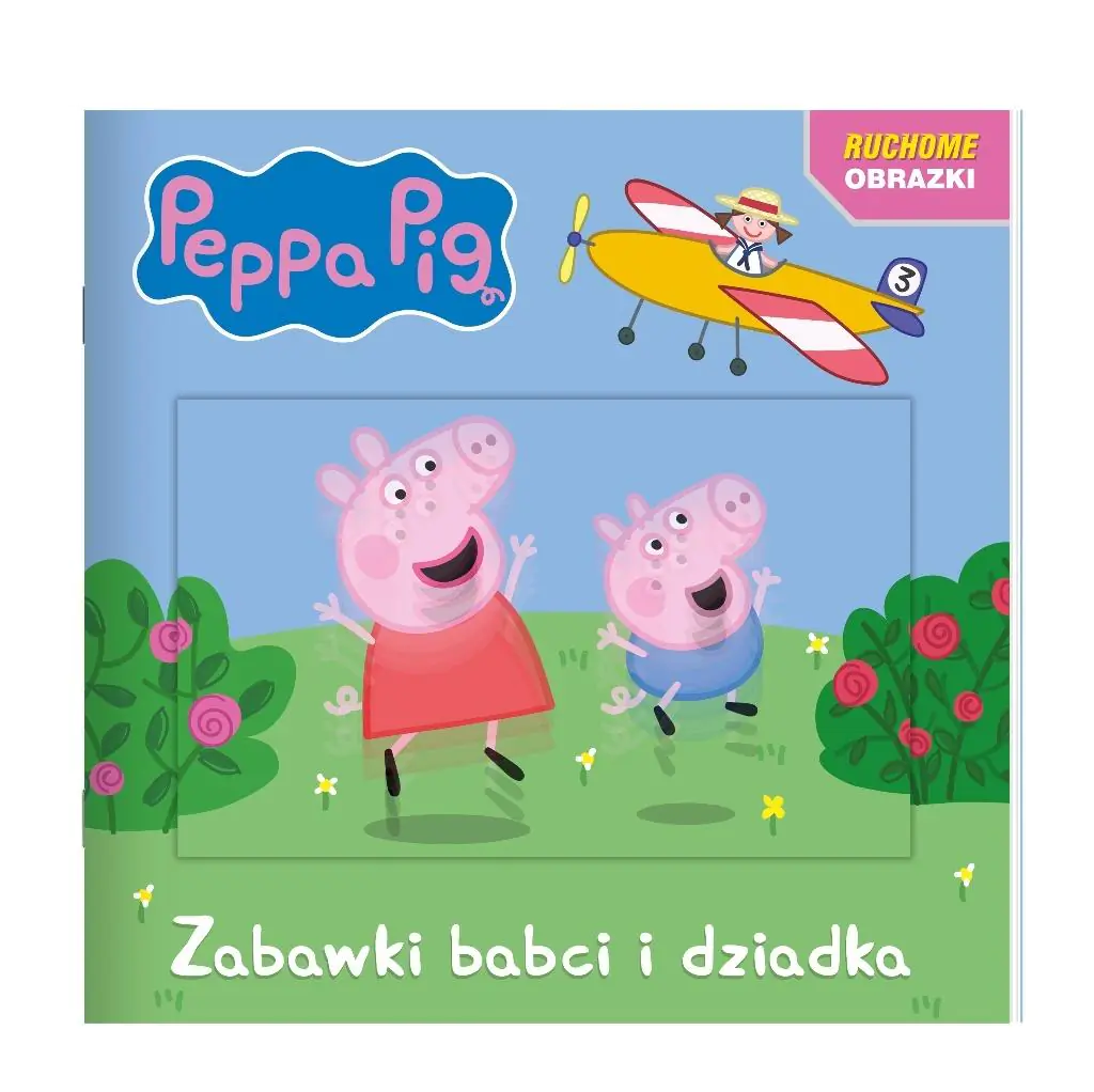 Książka - Peppa Pig. Ruchome obrazki. Zabawki babci i dziadka