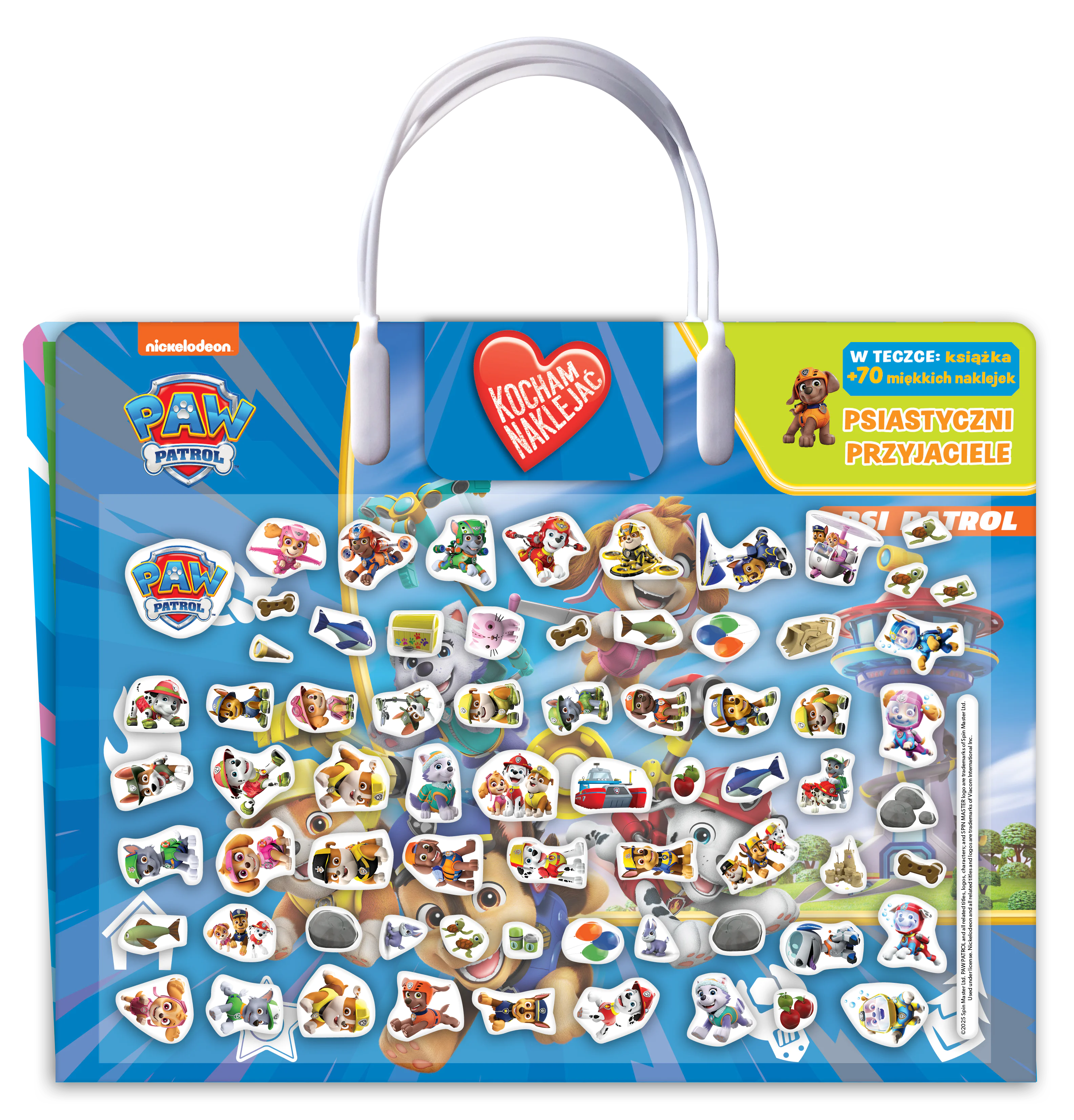 Książka - Psi Patrol Kocham Naklejać