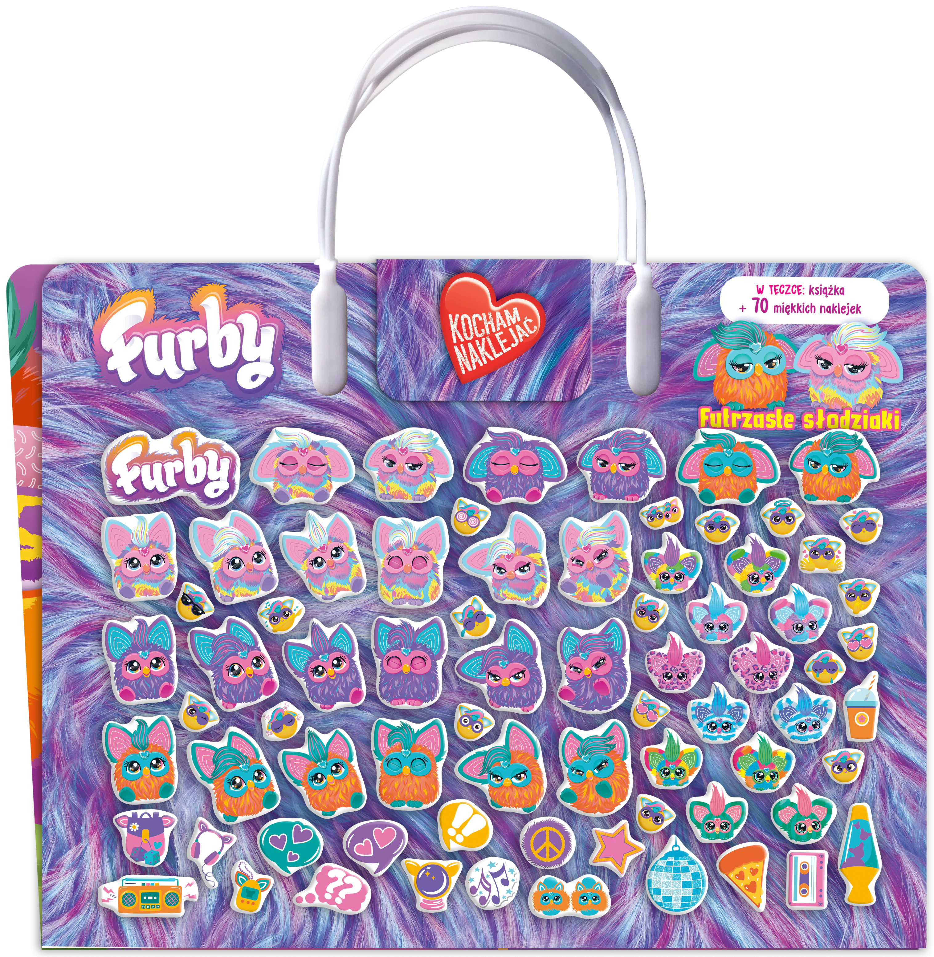 Książka - Furby Kocham Naklejać