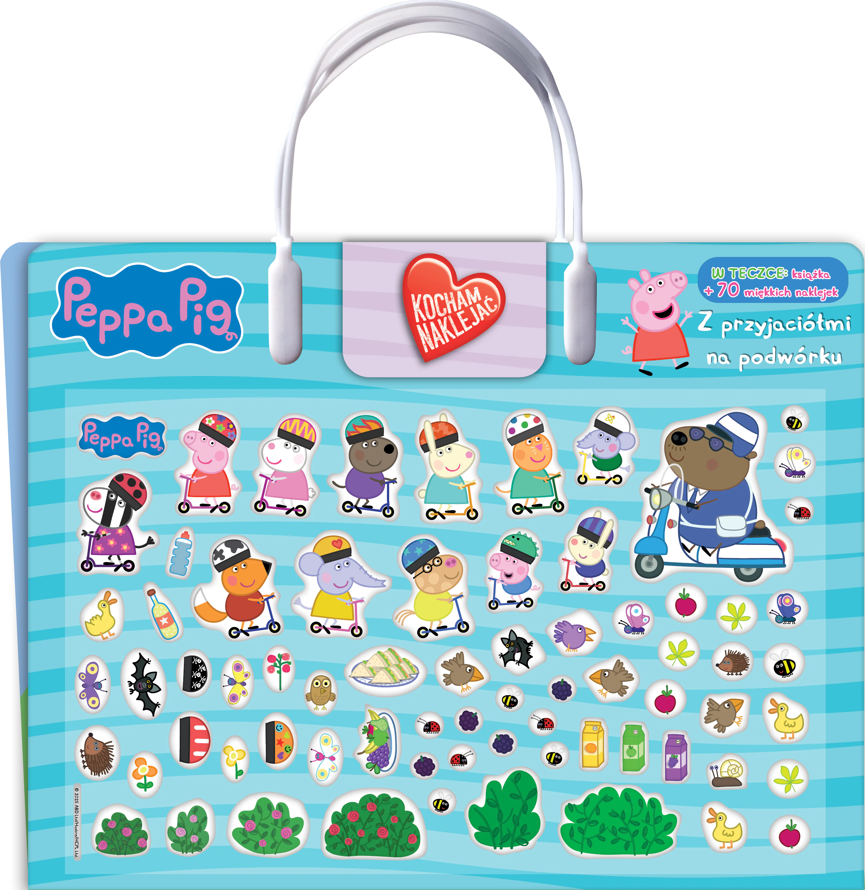 Książka - Peppa Pig Kocham Naklejać