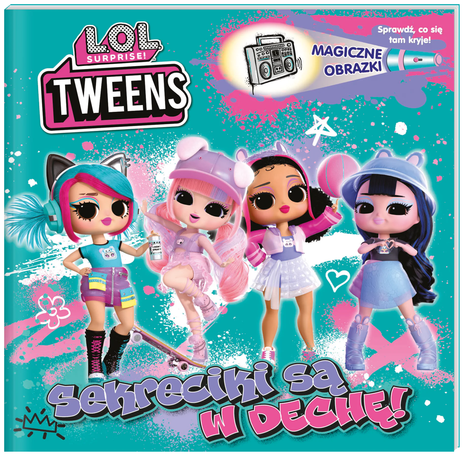 Książka - L.O.L. Surprise! Magiczne obrazki. Sekreciki są w dechę!