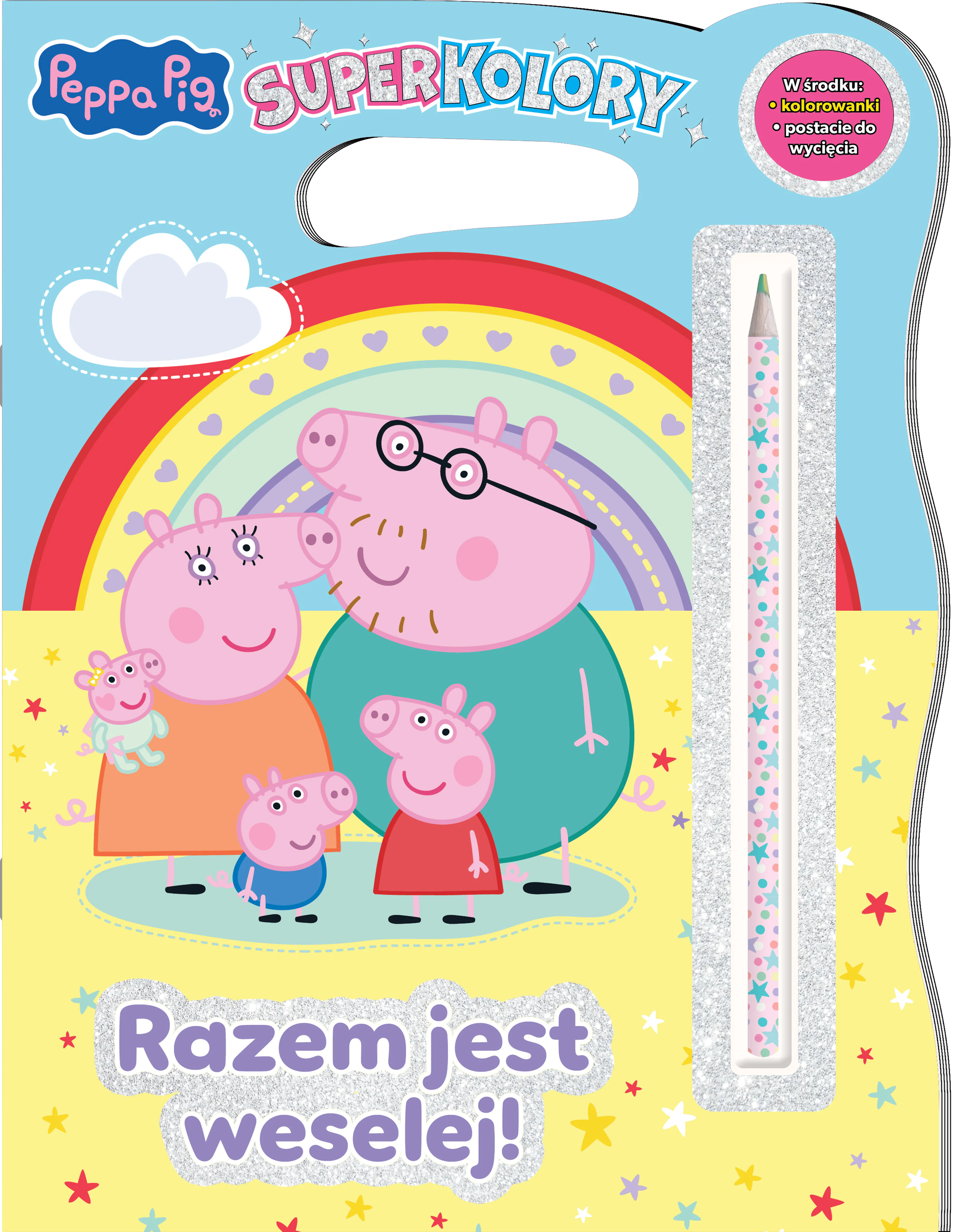 Książka - Razem jest weselej. Świnka Peppa. SuperKolory