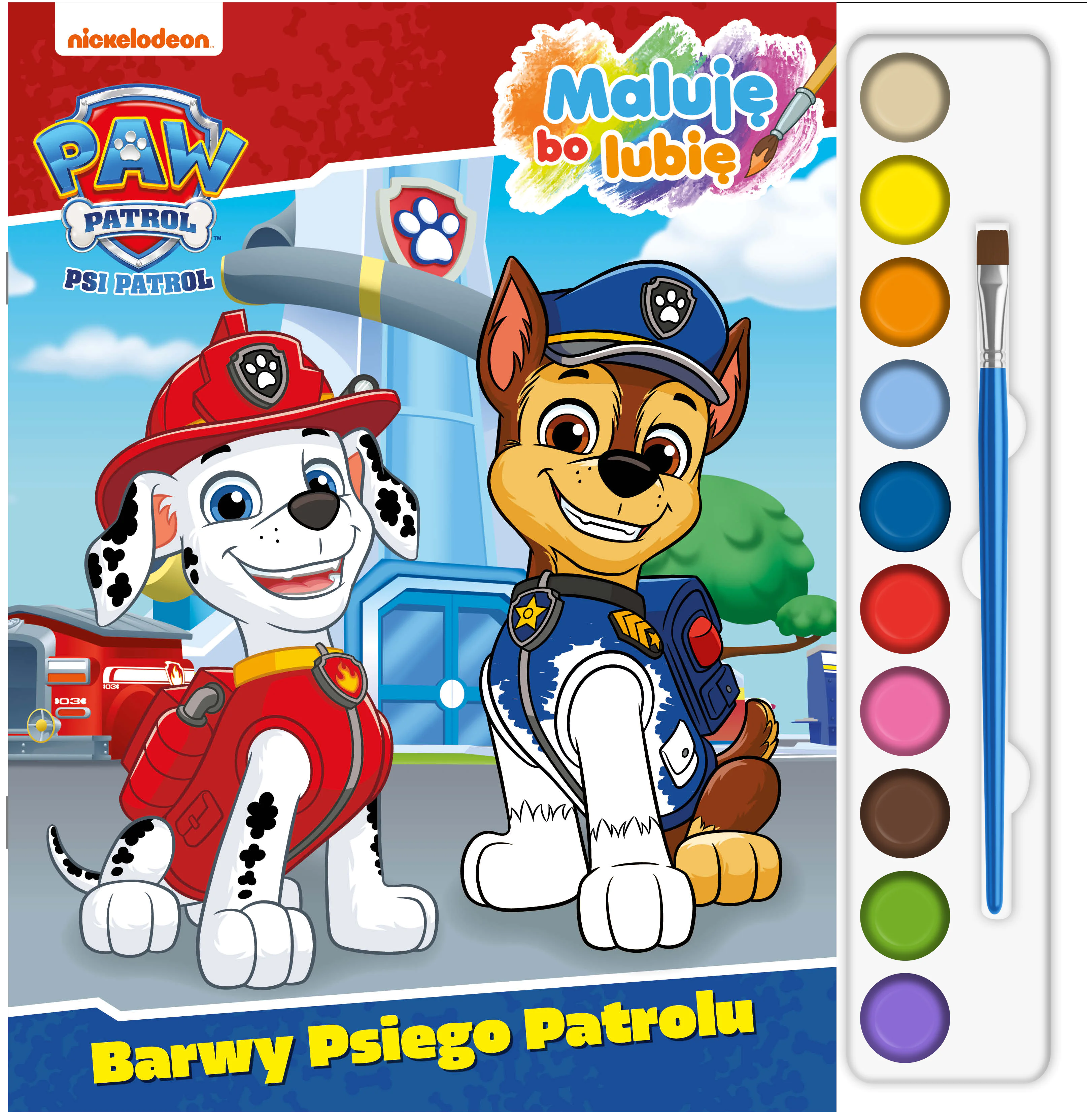 Książka - Barwy Psiego Patrolu. Psi Patrol. Maluję, bo lubię