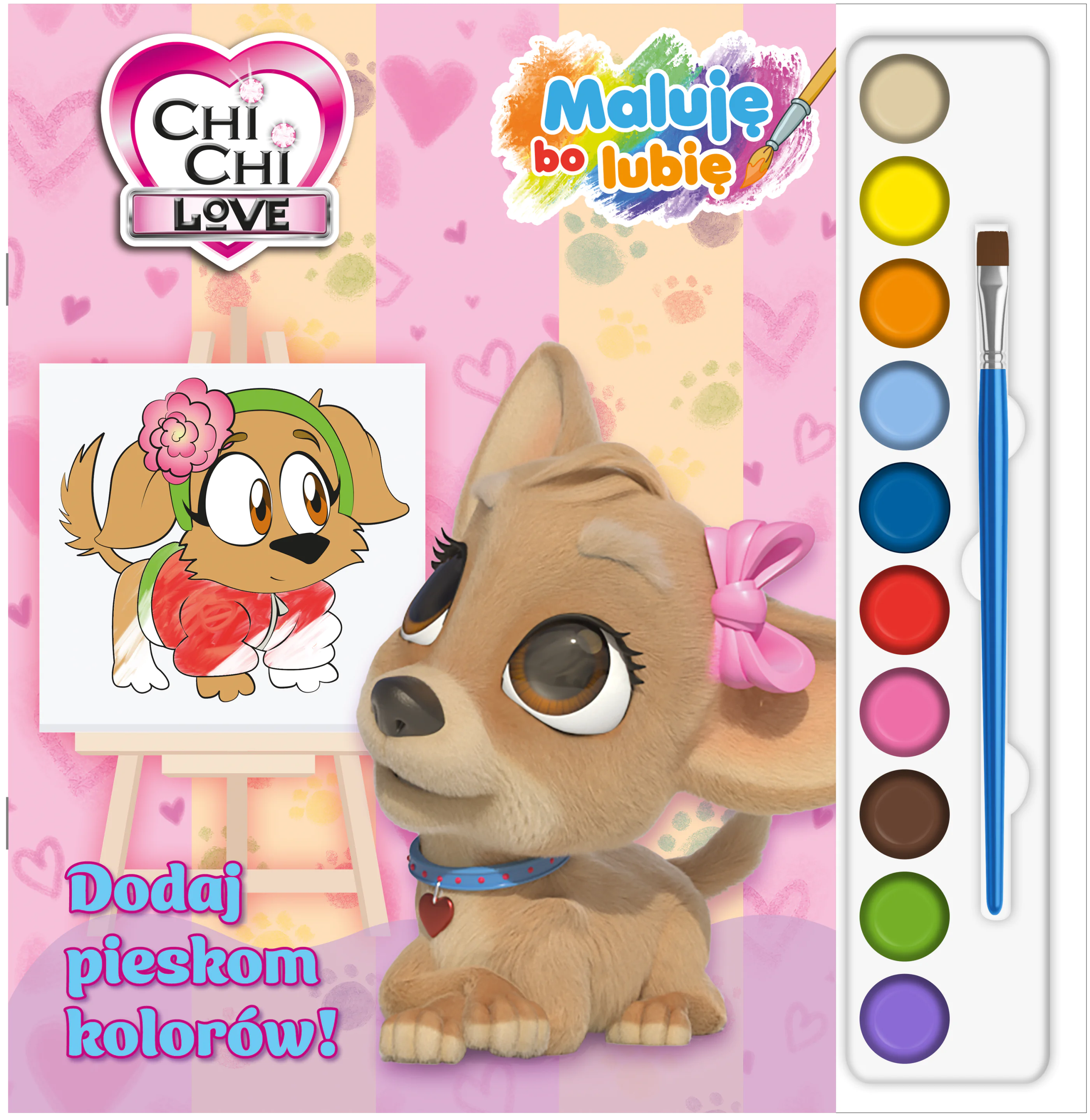 Książka - Dodaj pieskom kolorów! Chi Chi Love. Maluję, bo lubię