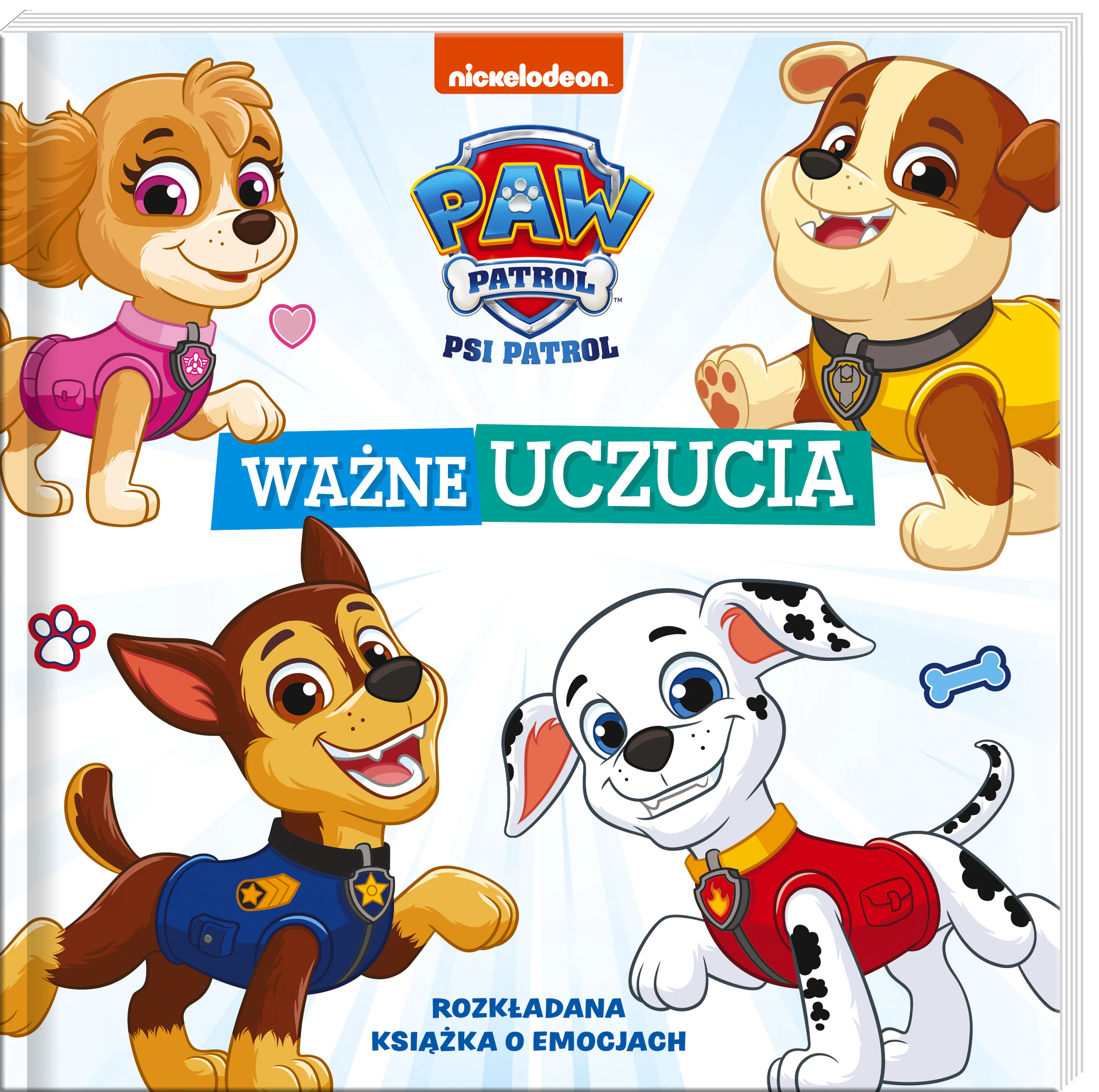 Książka - Psi Patrol. Ważne uczucia