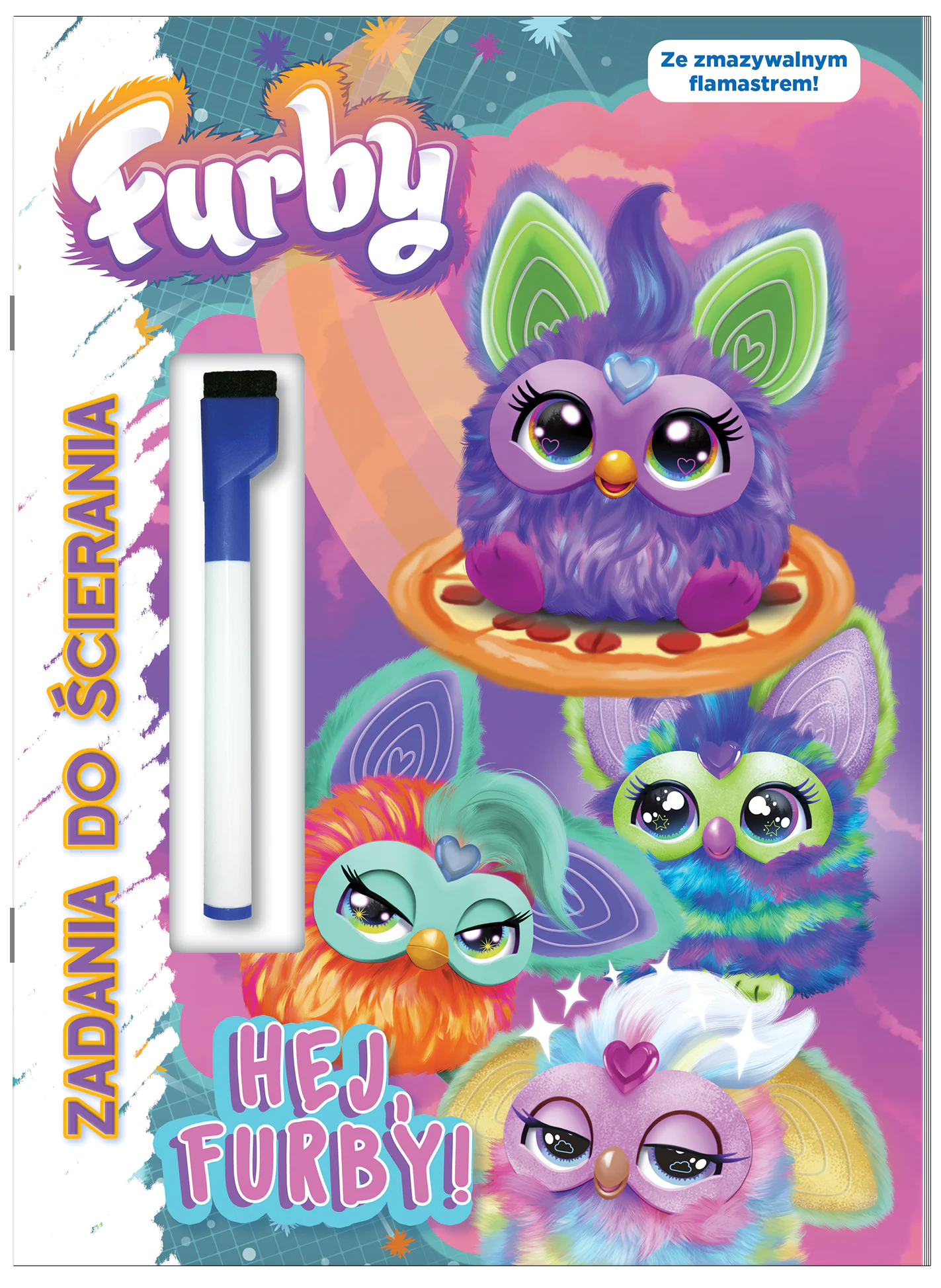 Książka - Furby. Zadania do ścierania. Hej, Furby!