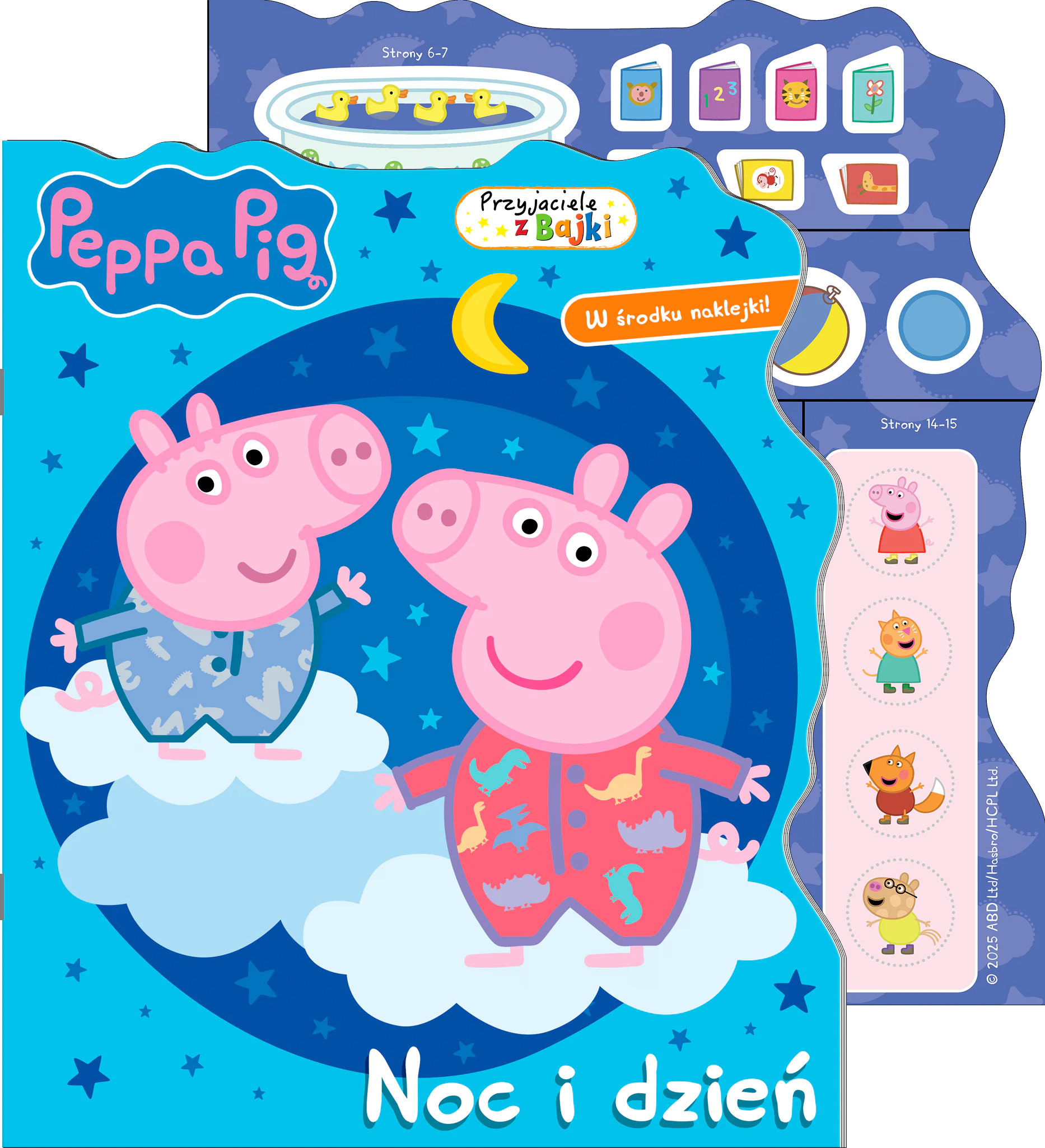 Książka - Peppa Pig. Przyjaciele z bajki. Noc i dzień