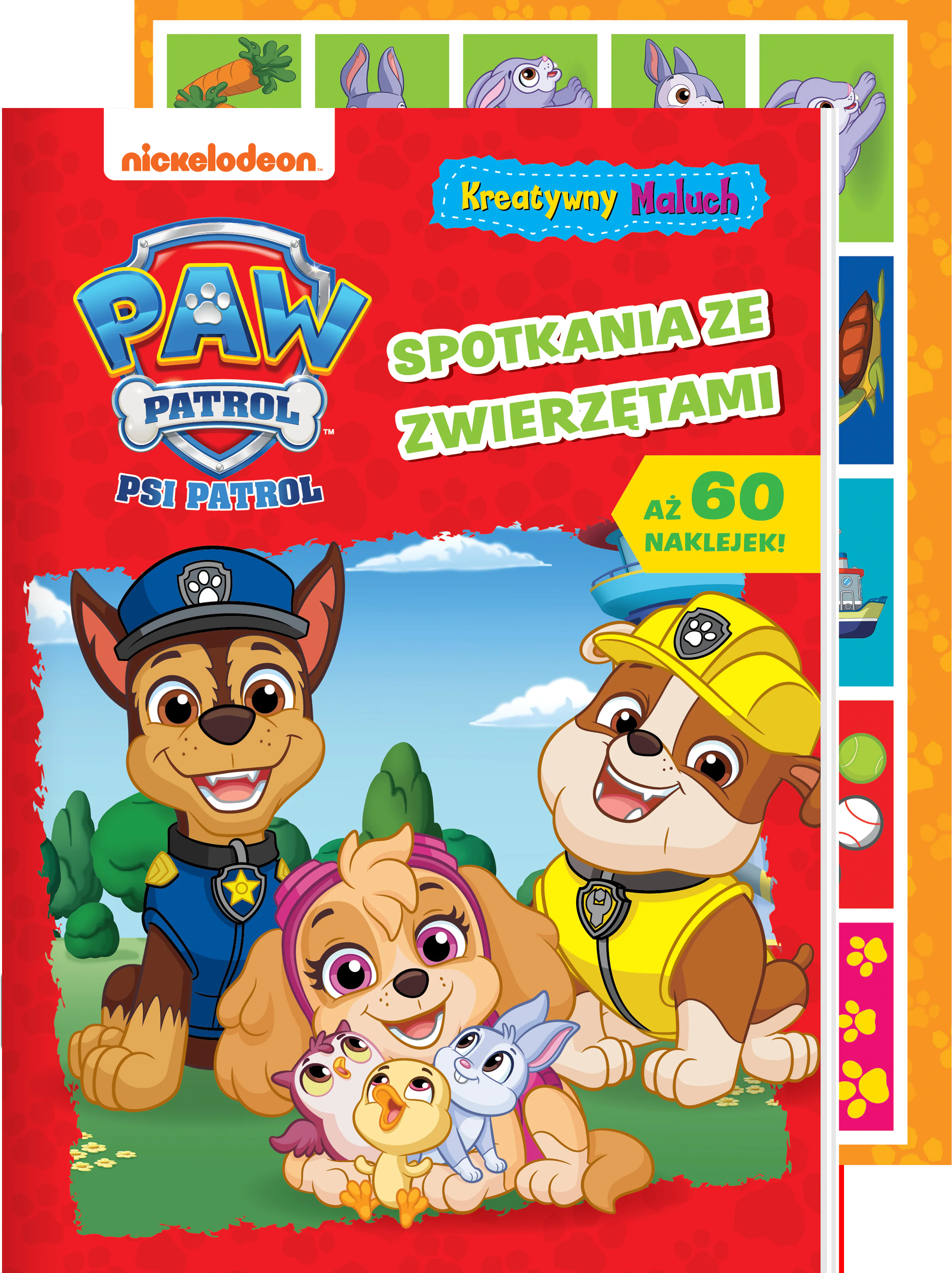 Książka - Psi Patrol. Kreatywny maluch