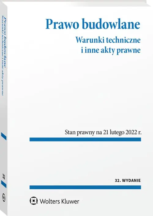 Książka - Prawo budowlane. Warunki techniczne i inne akty prawne