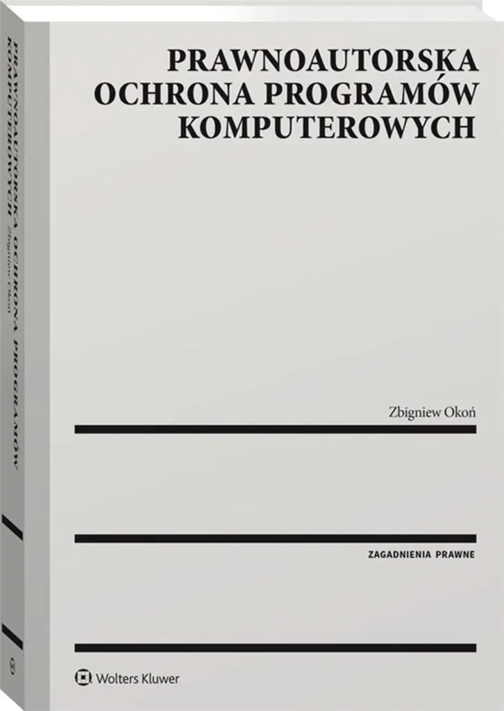 Książka - Prawnoautorska ochrona programów komputerowych
