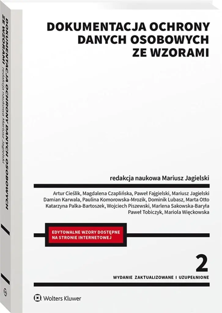 Książka - Dokumentacja ochrony danych osobowych ze wzorami