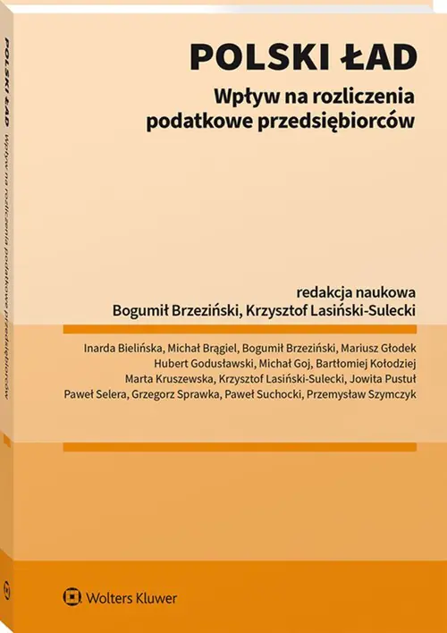 Książka - Polski ład. Wpływ na rozliczenia podatkowe przedsiębiorców
