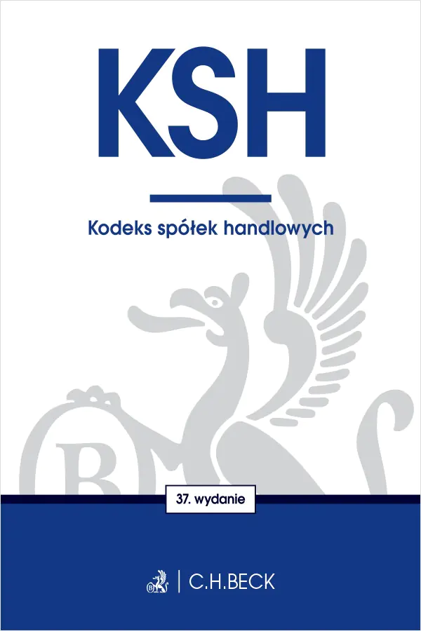 Książka - KSH. Kodeks spółek handlowych