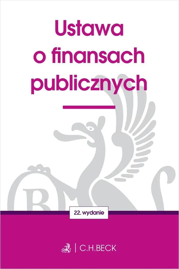 Książka - Ustawa o finansach publicznych