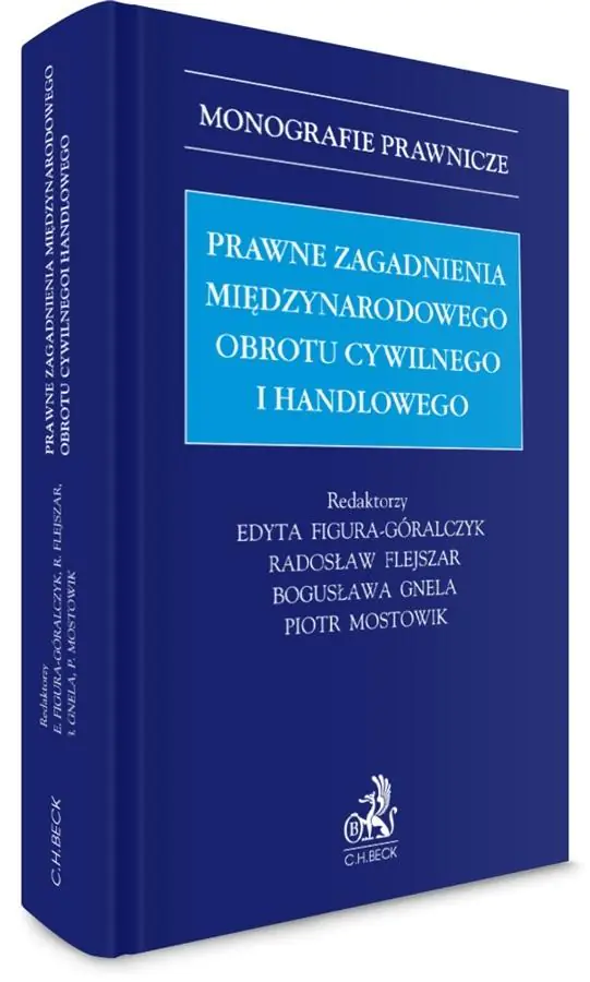 Książka - Prawne zagadnienia międzynarodowego obrotu..